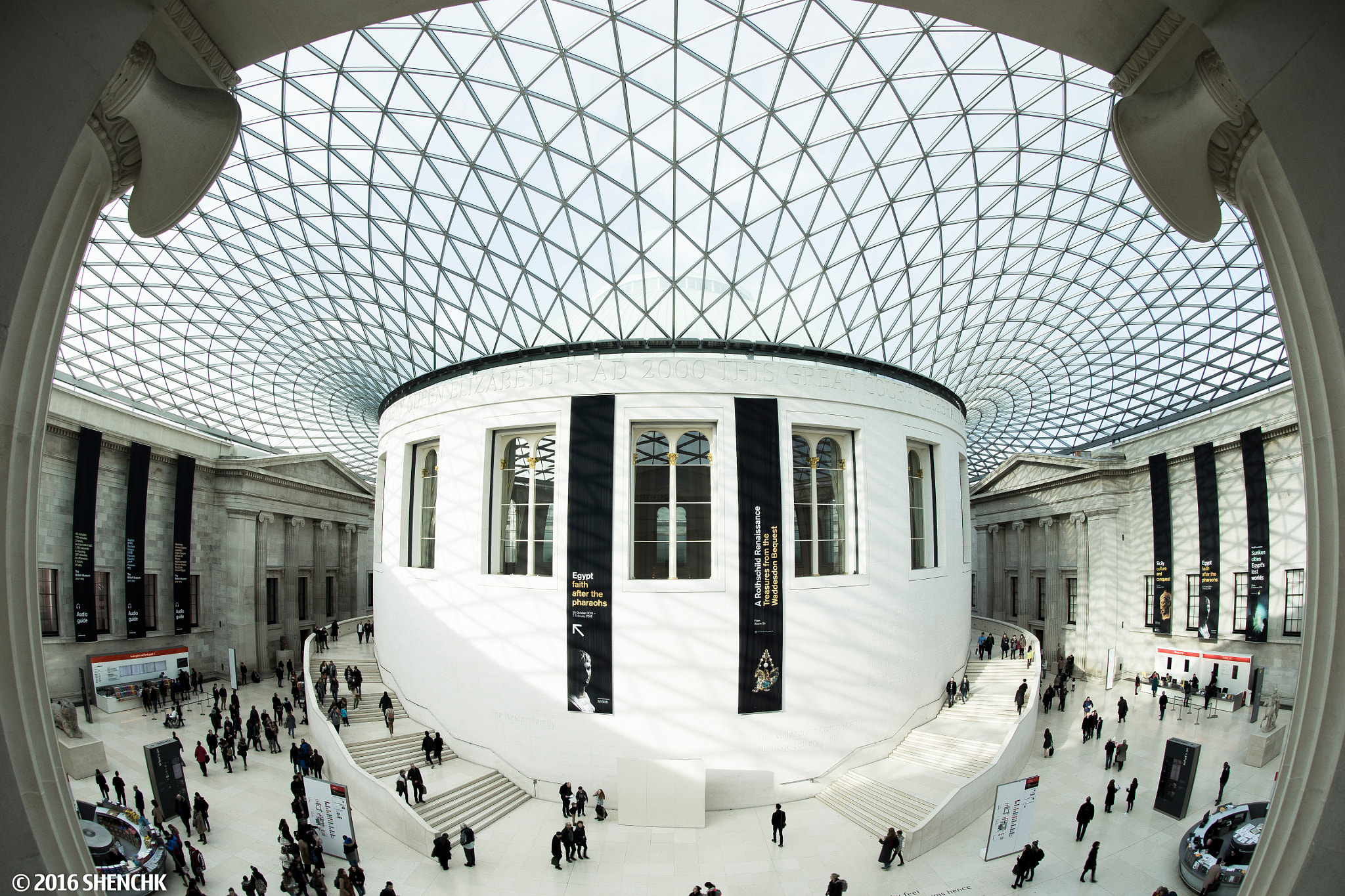Sony 16mm F2.8 Fisheye sample photo. The british museum photography