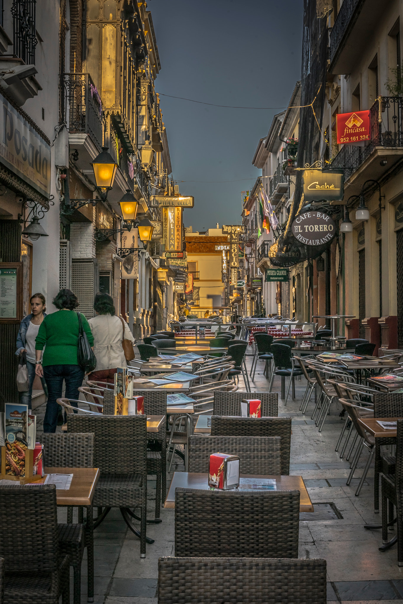 Sony a7 + Canon EF 50mm F1.4 USM sample photo. Restaurant row photography