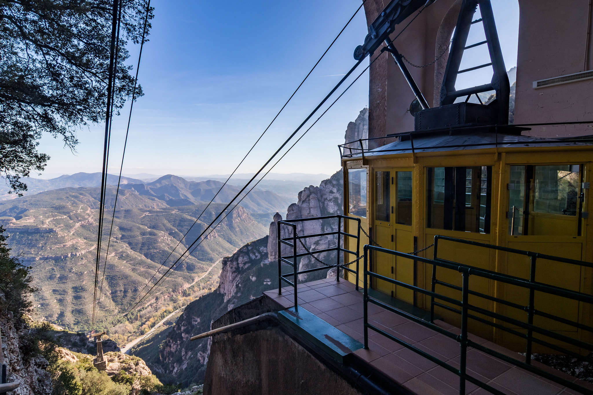 Tokina AT-X Pro 12-24mm F4 (IF) DX sample photo. Montserrat cable car photography