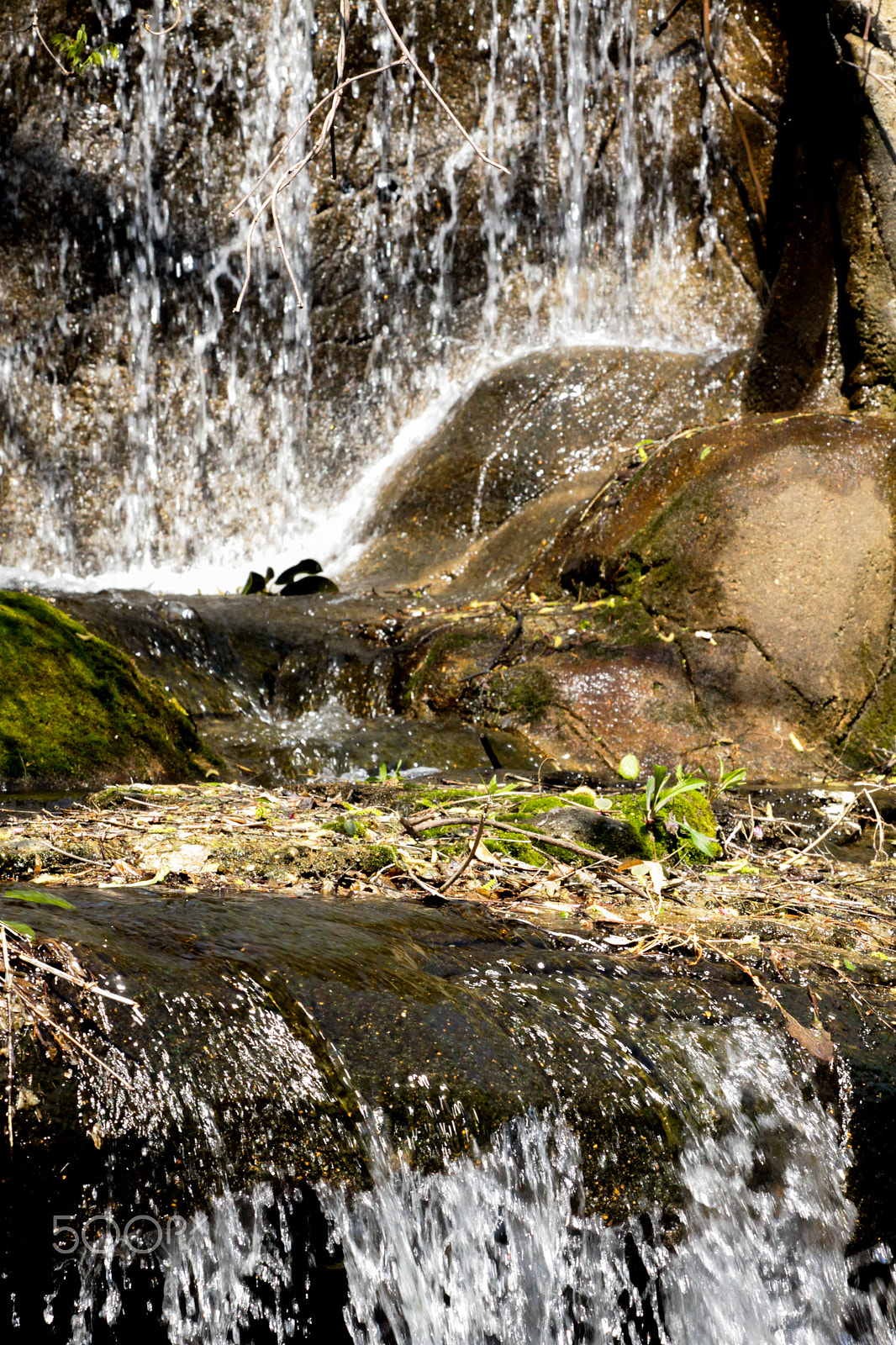 Canon EOS 50D + Sigma 70-200mm F2.8 EX DG OS HSM sample photo. Double waterfall photography