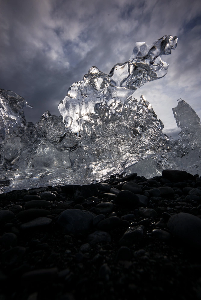 Leica Tri-Elmar-M 16-18-21mm F4 ASPH sample photo. Natural ice on the beach 8 photography