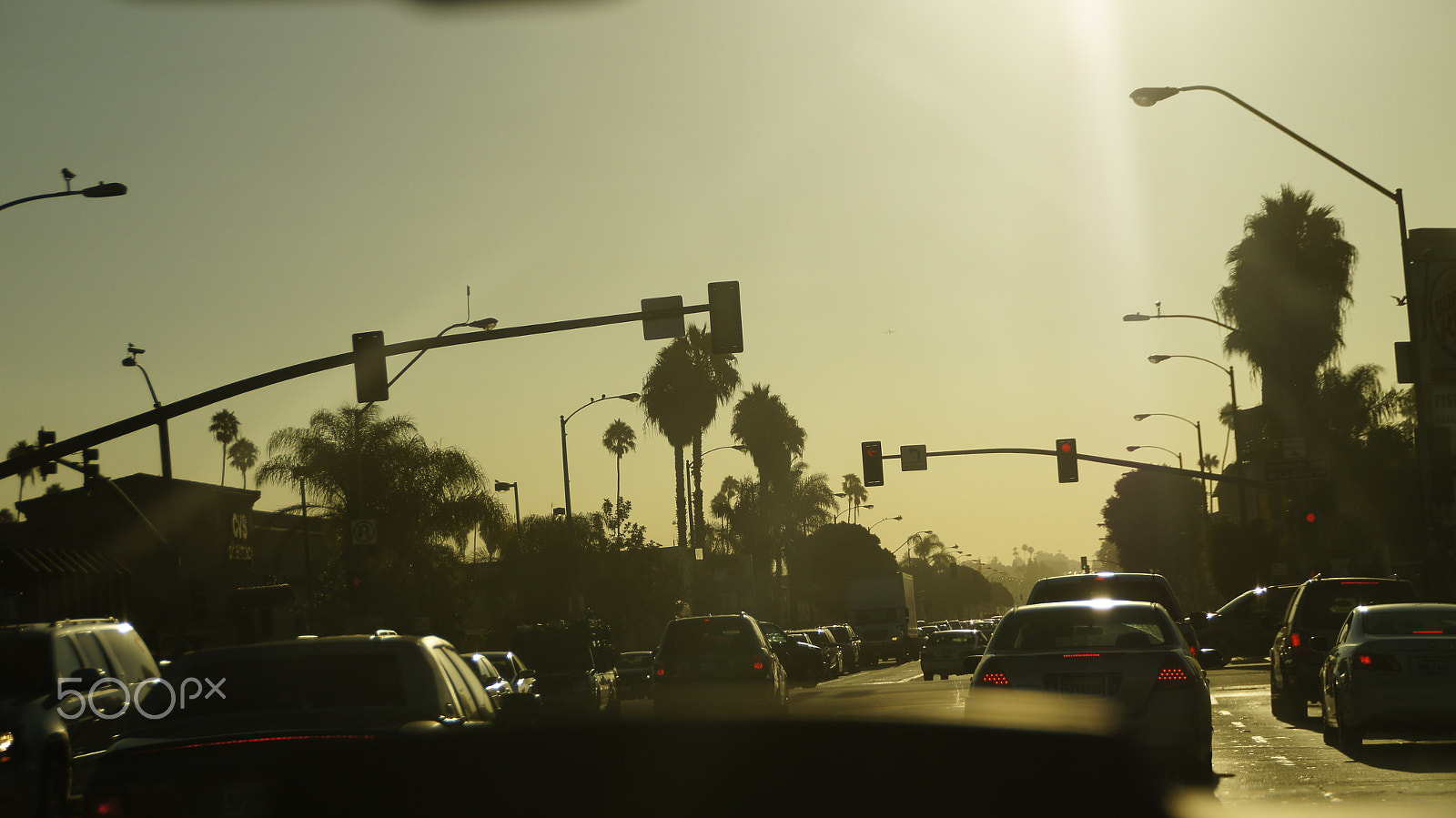Sony SLT-A35 sample photo. Traffic in la photography