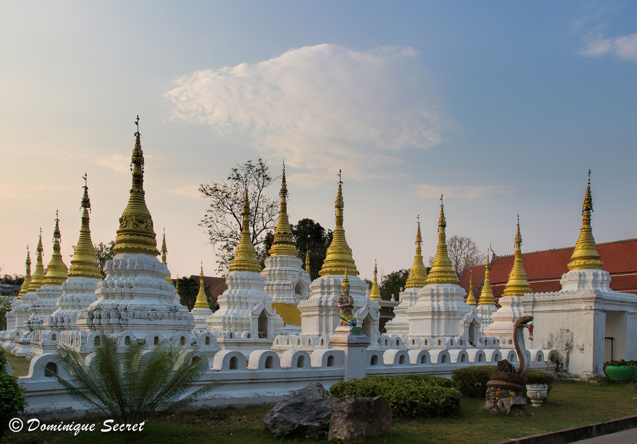 Canon EOS 100D (EOS Rebel SL1 / EOS Kiss X7) + Canon EF 16-35mm F2.8L USM sample photo. Wat chedi sao photography
