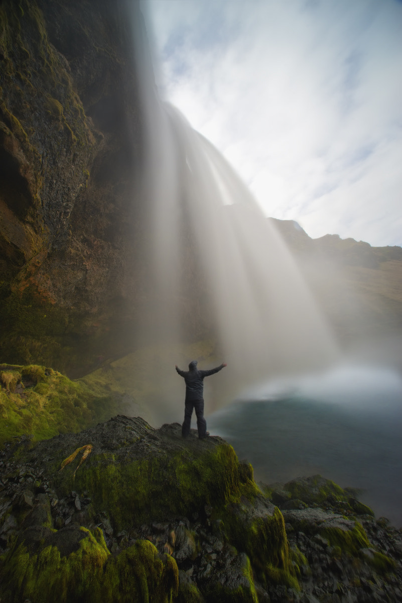 Nikon D800E + Nikon AF Nikkor 14mm F2.8D ED sample photo. Seljalandsfoss the other side... photography