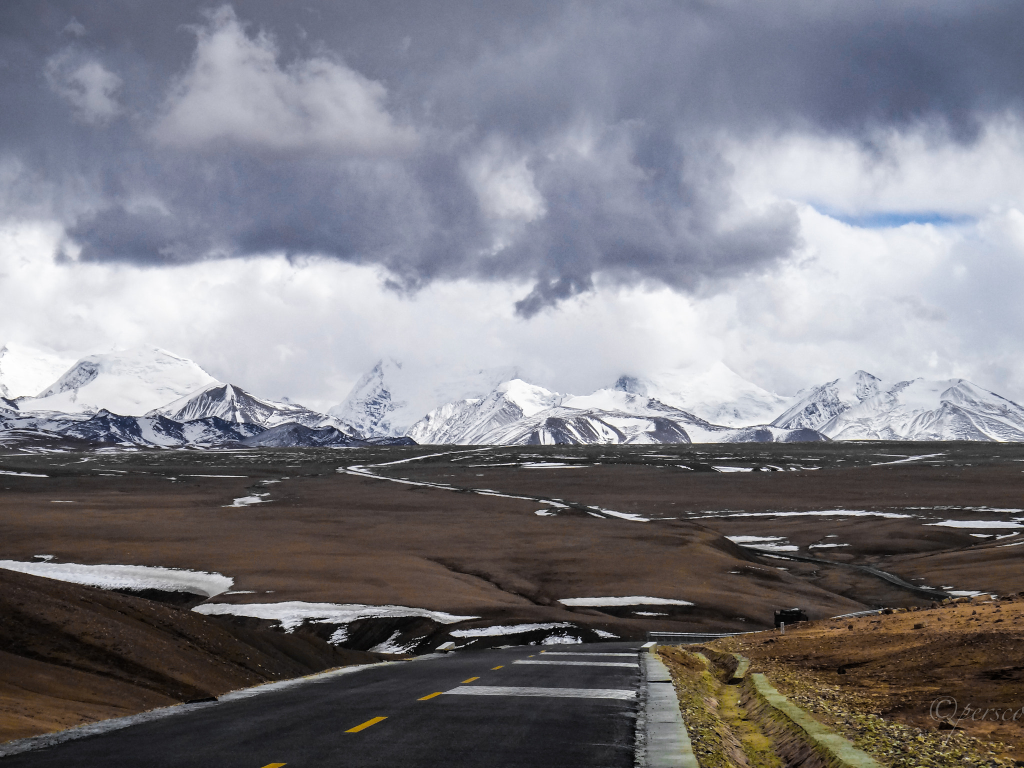 Sony Cyber-shot DSC-TX10 sample photo. On the road traveling through tibet on the way to  ... photography