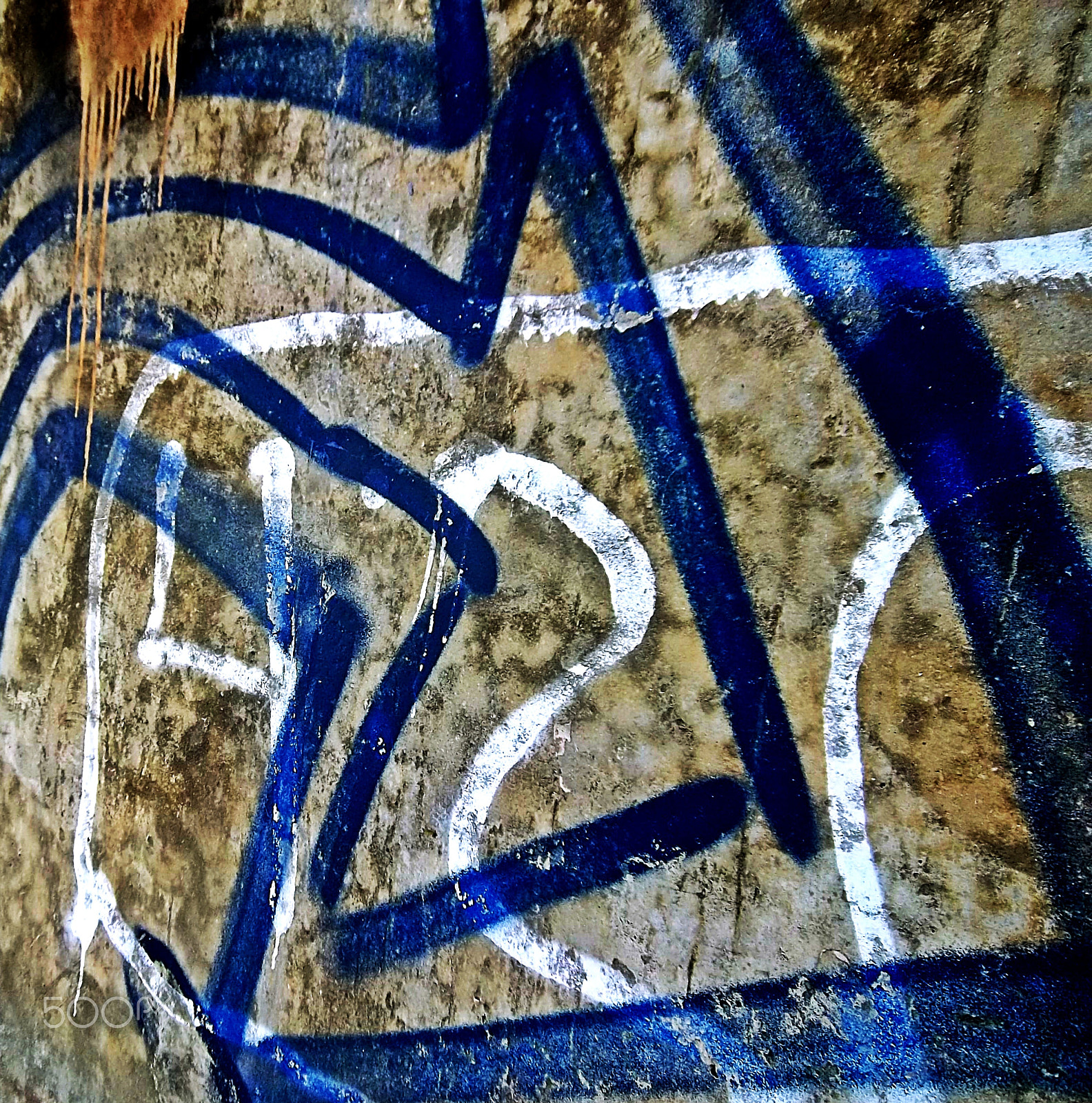 Kodak EASYSHARE M575 DIGITAL CAMERA sample photo. Cement wall grafitti photography