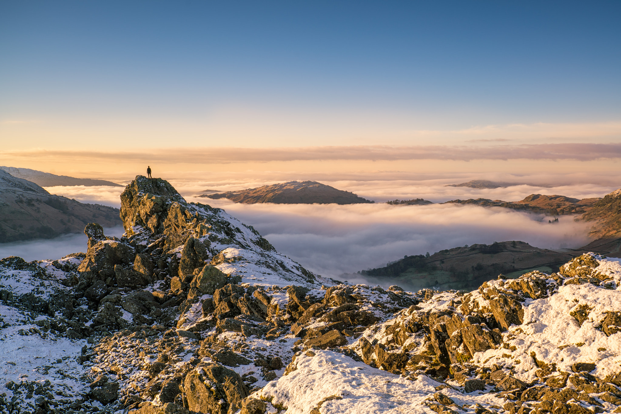 Tamron 18-270mm F3.5-6.3 Di II PZD sample photo. Helm crag inversion sunrise photography