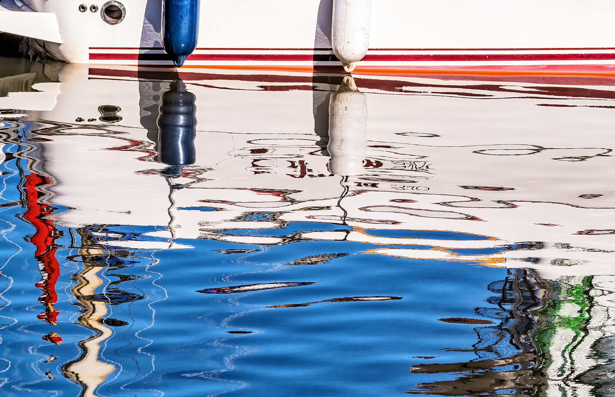 Pentax K-S1 + Sigma sample photo. Yacht reflections  photography