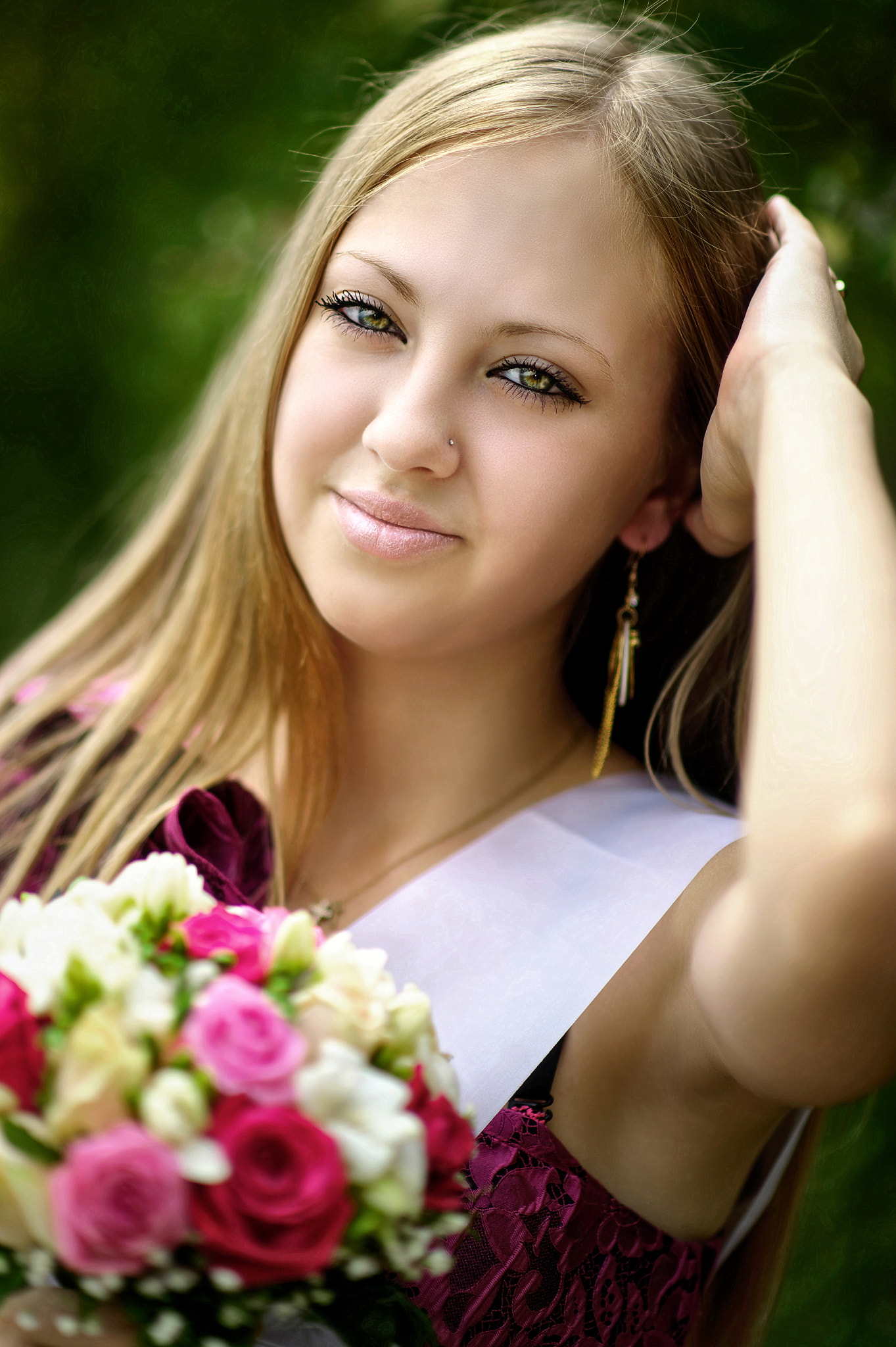Nikon D4 sample photo. Portrait of catherine photography