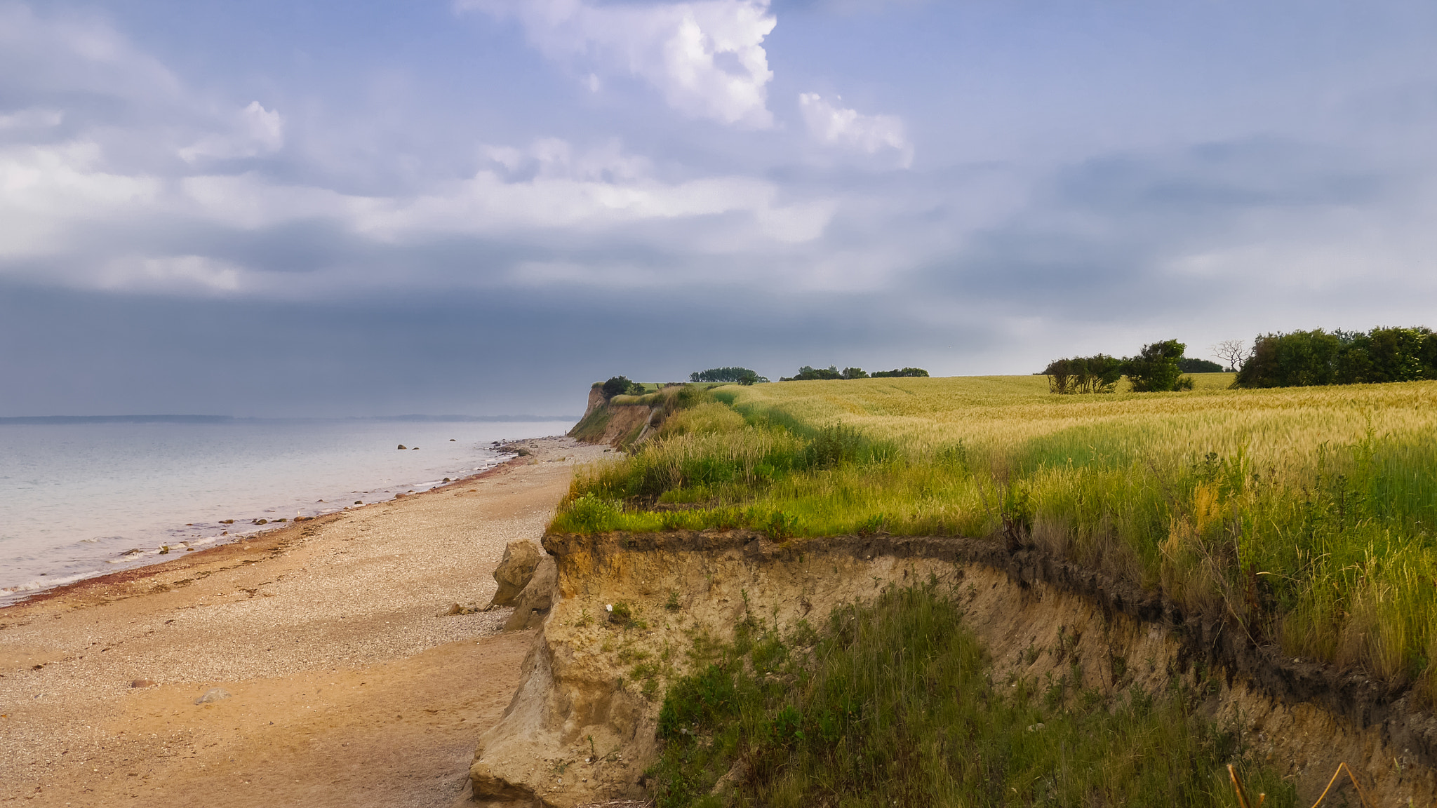 LUMIX G VARIO 14-42/F3.5-5.6 II sample photo. Cliffed coast - baltic sea photography