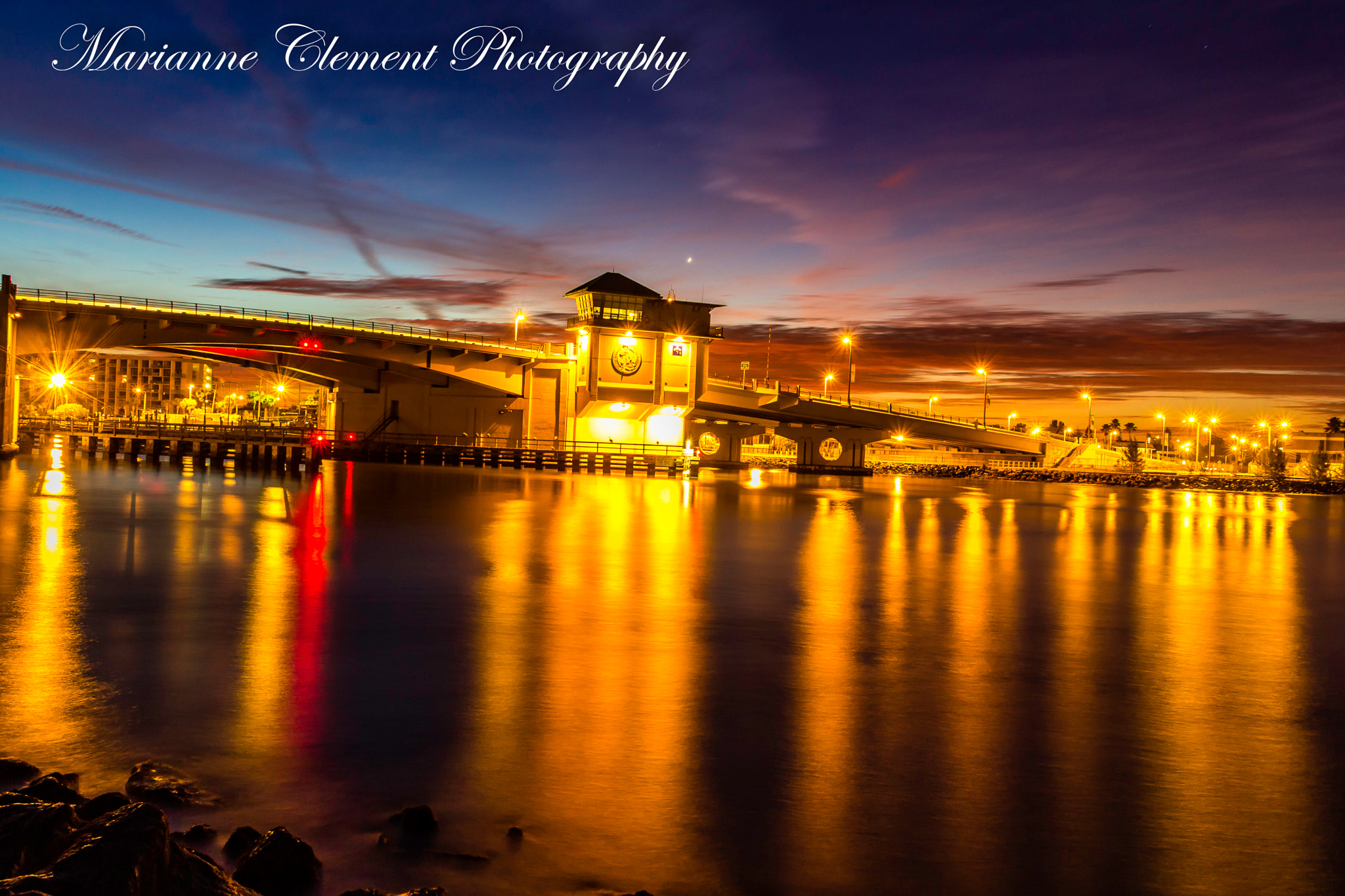 Canon EOS 1200D (EOS Rebel T5 / EOS Kiss X70 / EOS Hi) sample photo. Johns pass bridge  at  sunrise photography