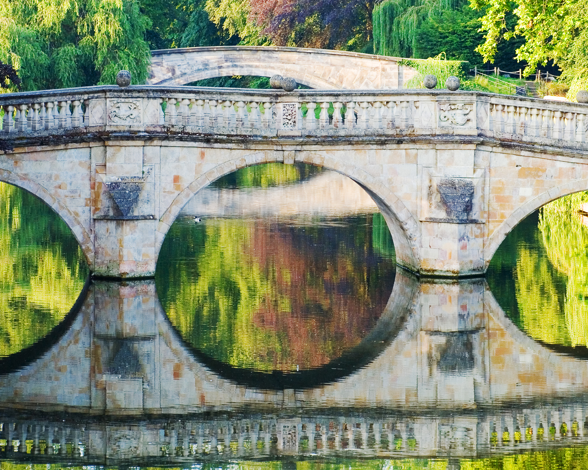 Olympus E-30 sample photo. Clare college bridge photography