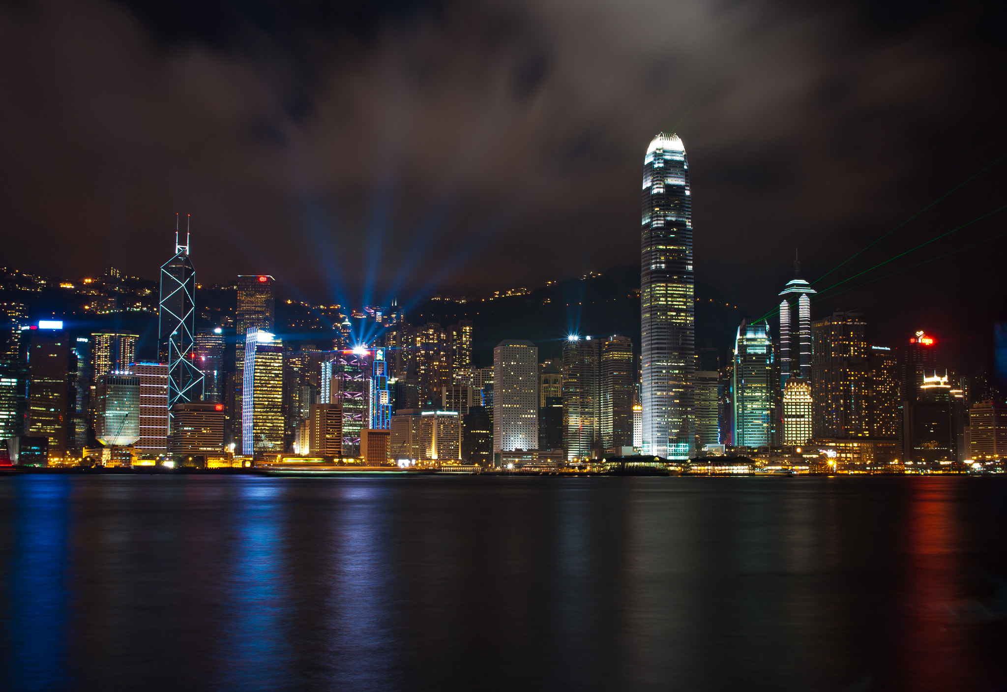 Minolta AF 24-85mm F3.5-4.5 [New] sample photo. Hong kong at night photography
