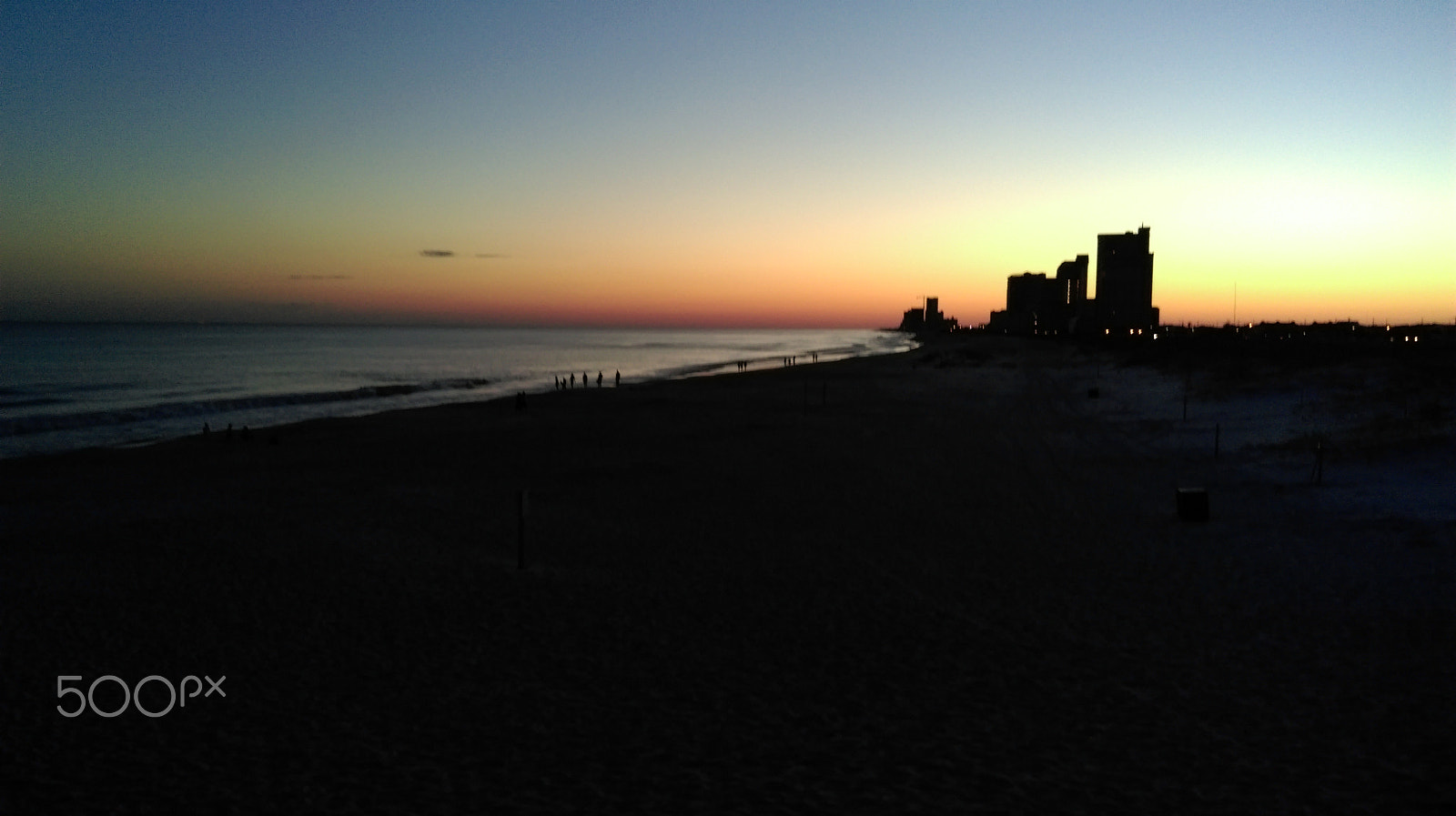 HTC ONE (E8) sample photo. Beach sunset photography