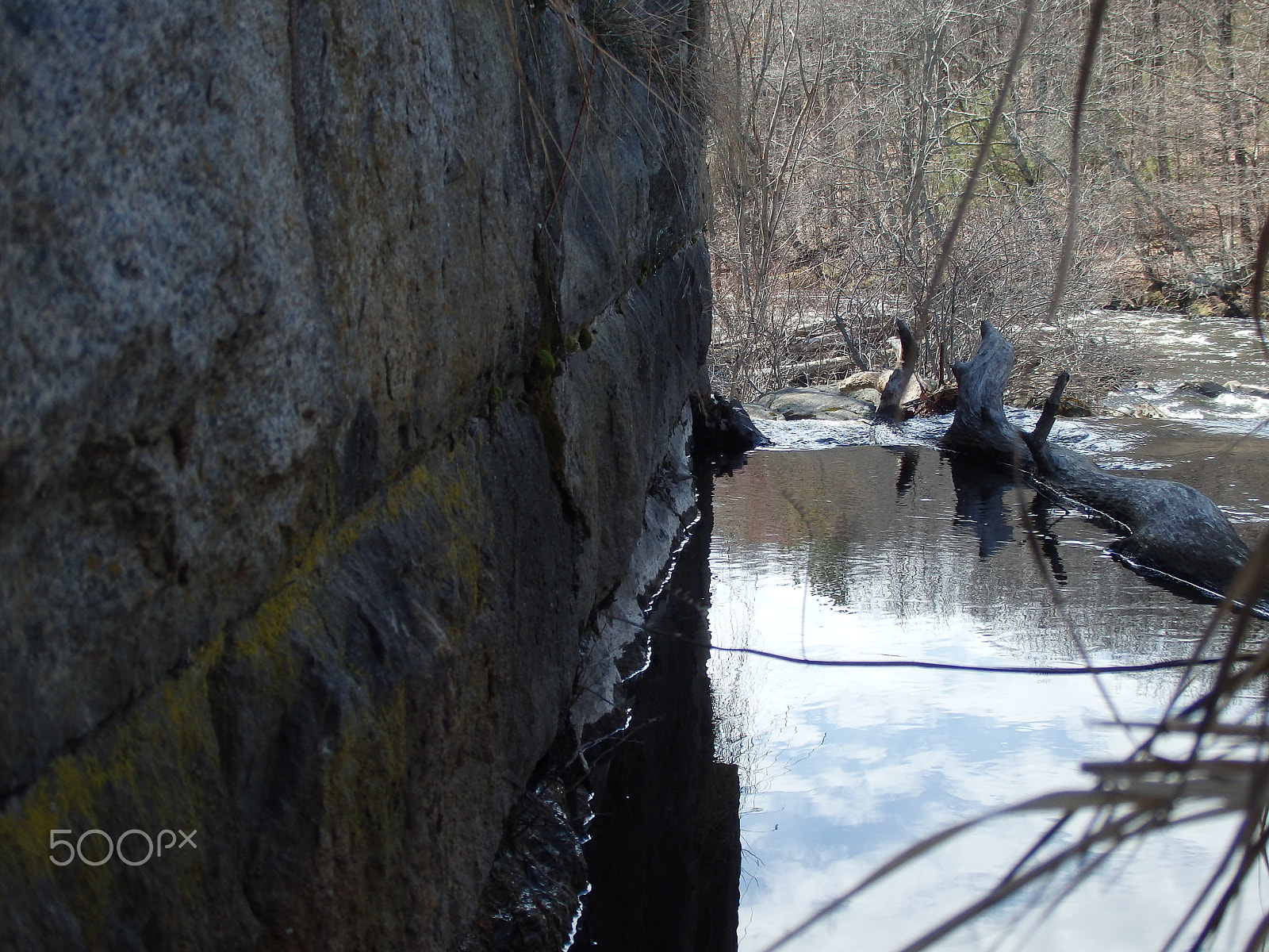 Olympus SH-60 sample photo. Waterway photography