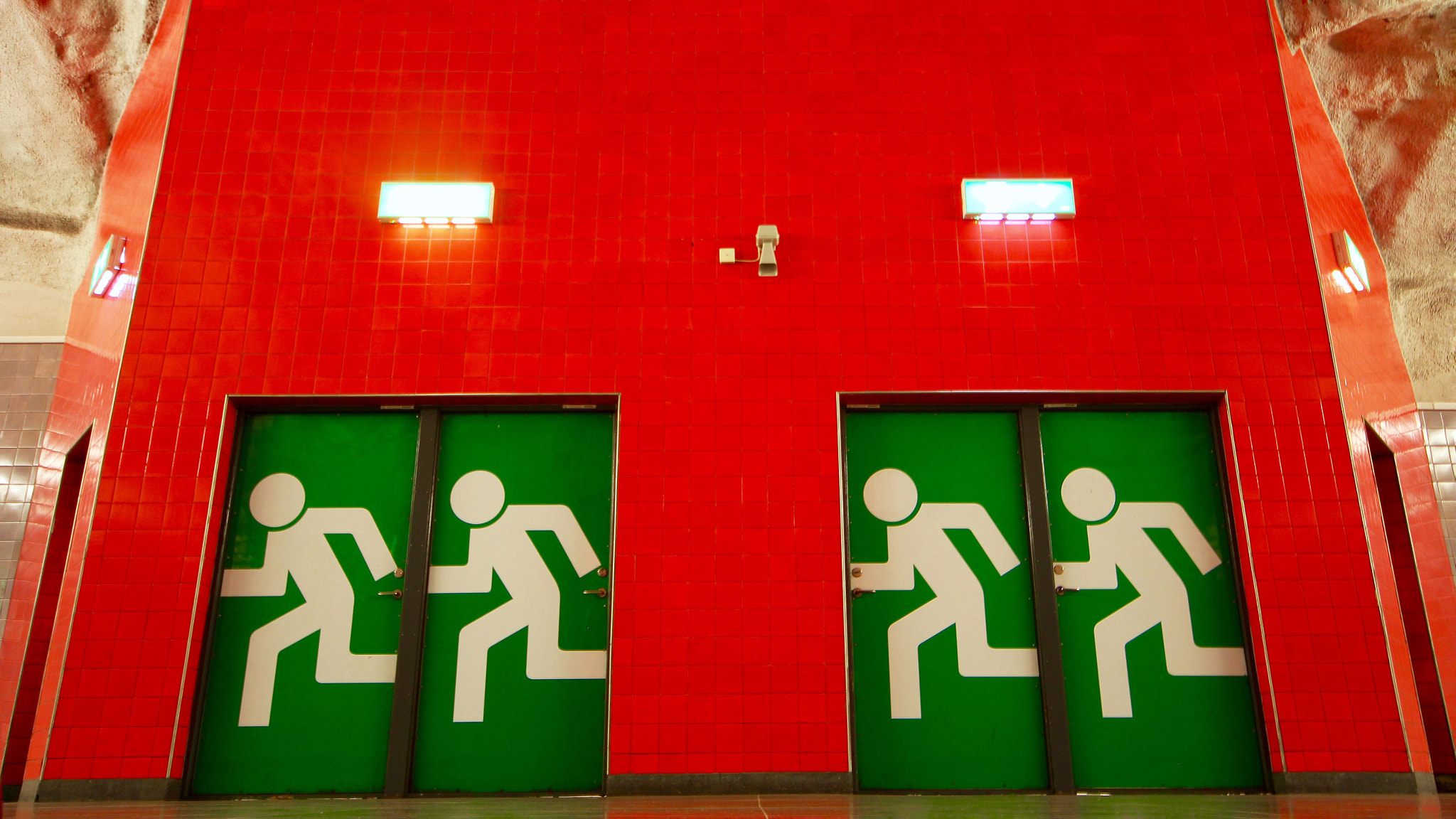 Canon 10-20mm sample photo. Stockholm metro station photography