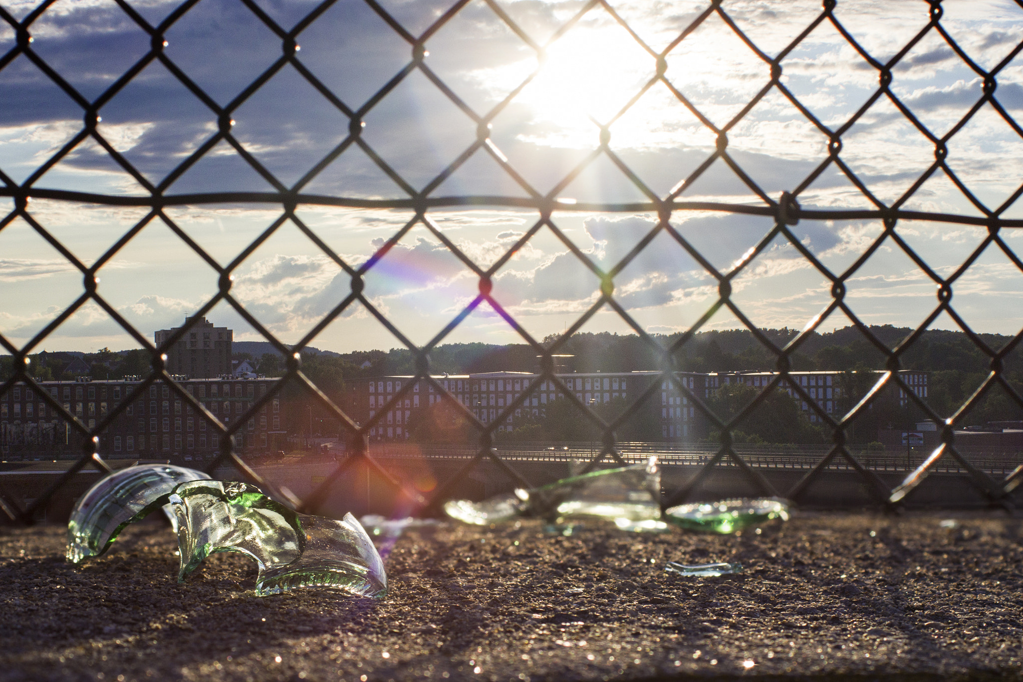 Canon EF 28-90mm f/4-5.6 sample photo. Shattered in sunlight photography