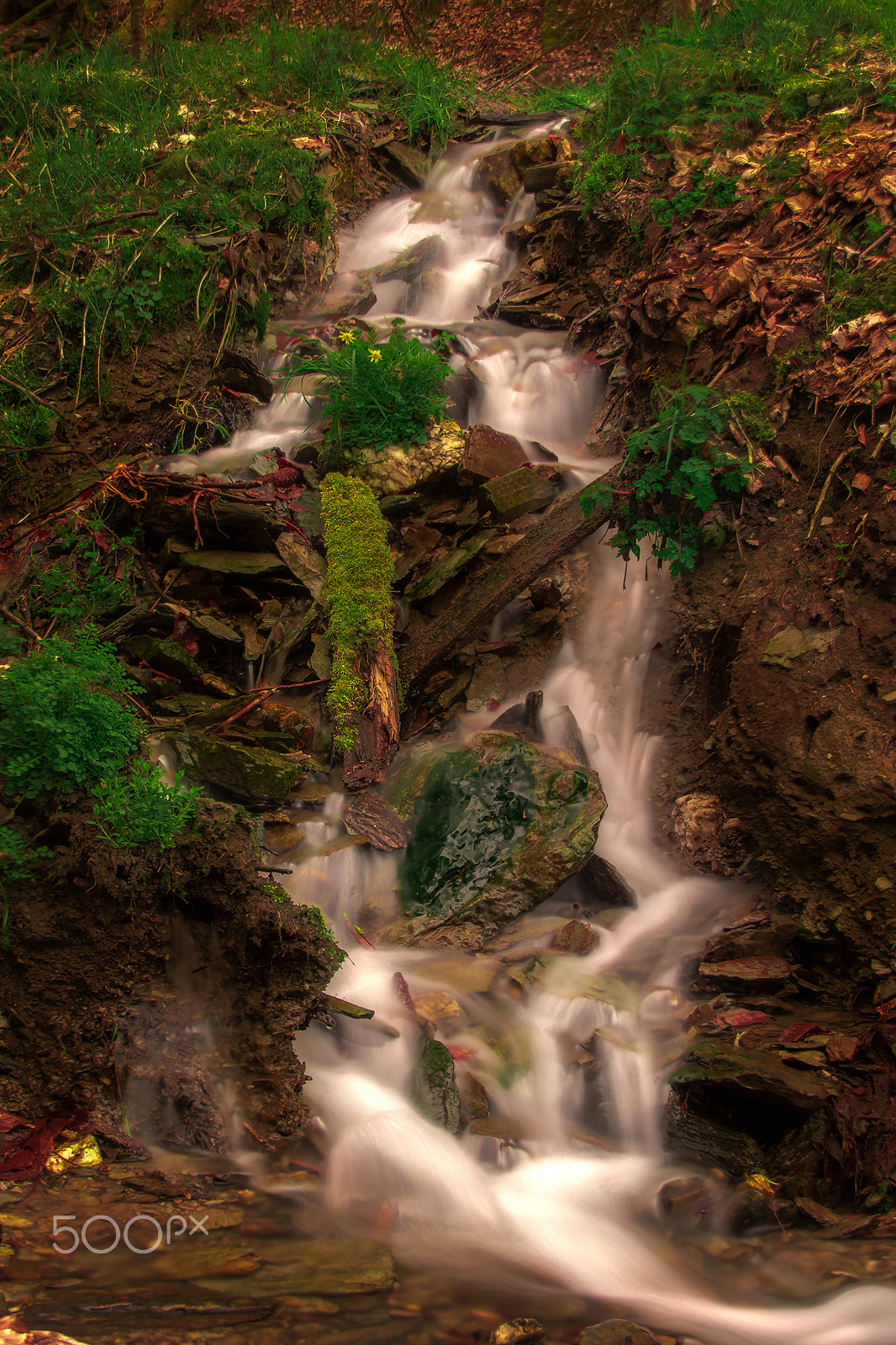 Sony ILCA-77M2 + Tamron AF 28-105mm F4-5.6 [IF] sample photo. Small waterfall photography