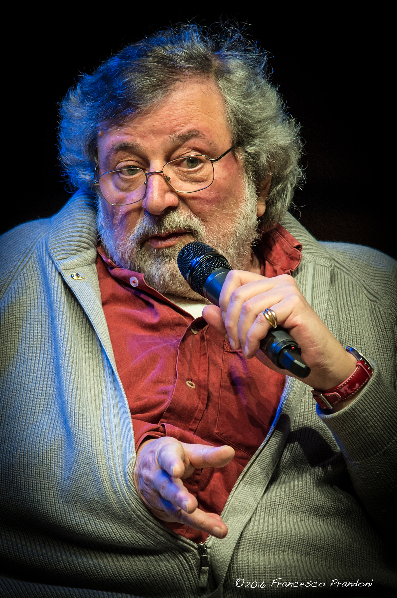 Nikon AF-S Nikkor 400mm F2.8D ED-IF II sample photo. Foto-incontro-francesco-guccini-milano-11-aprile-2016-prandoni photography