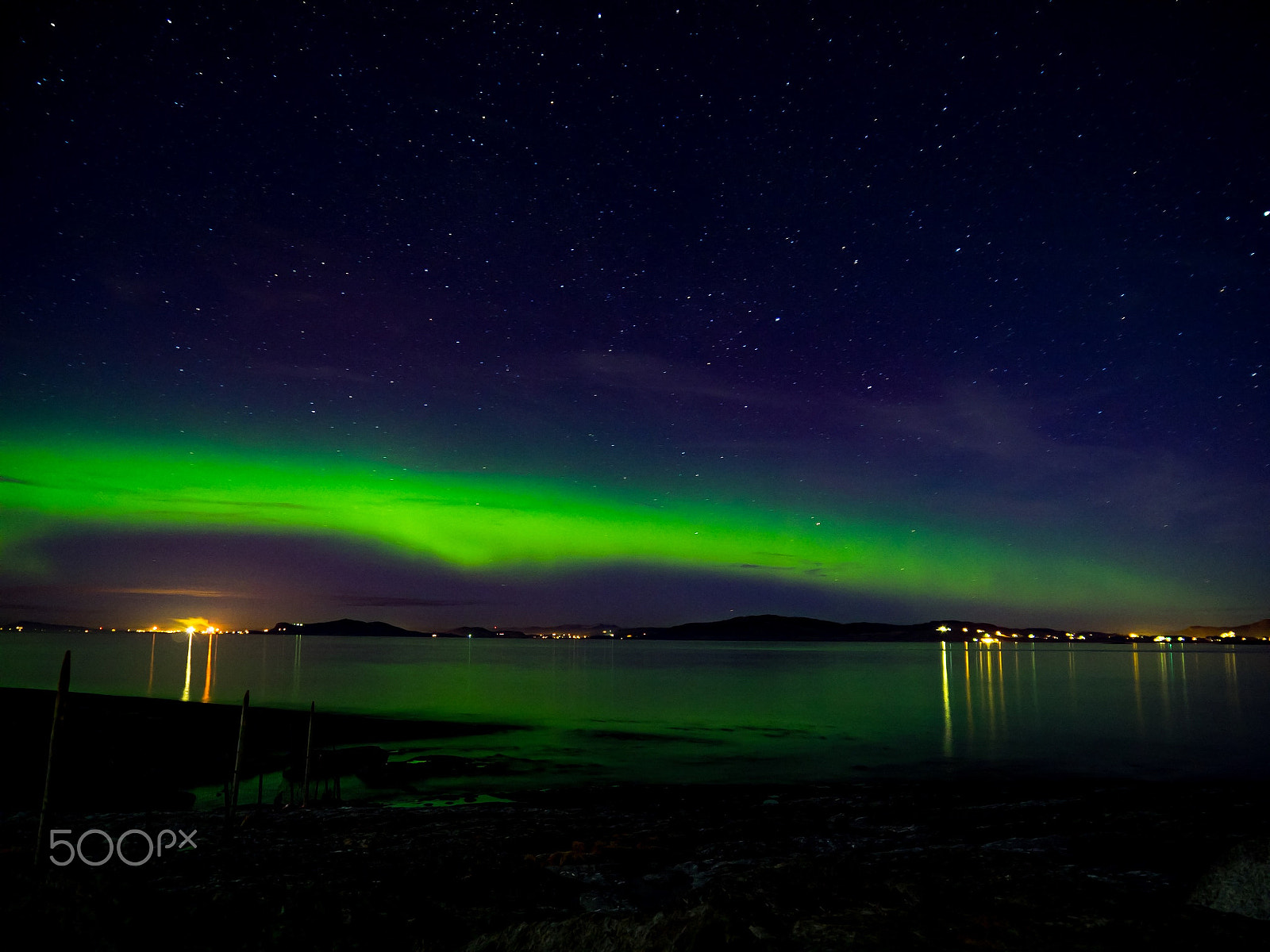 Olympus OM-D E-M1 + Panasonic Lumix G Vario 14-42mm F3.5-5.6 ASPH OIS sample photo. Northern lights, taken at tungenes, norway photography