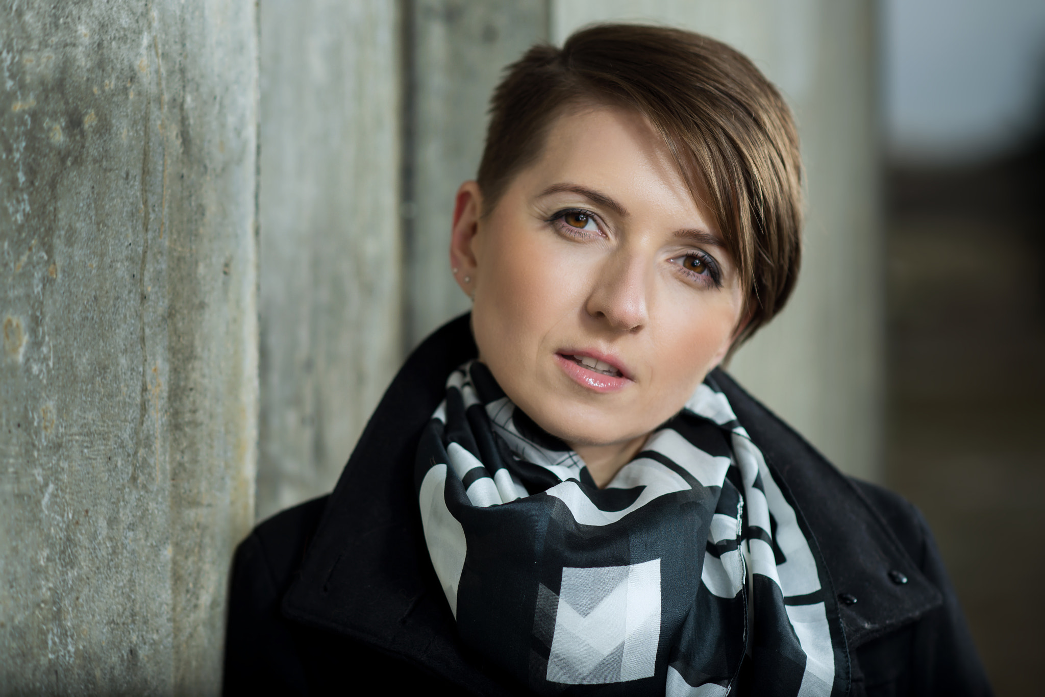 Nikon D610 + Nikon AF Nikkor 105mm F2D DC sample photo. Pavla portrait photography