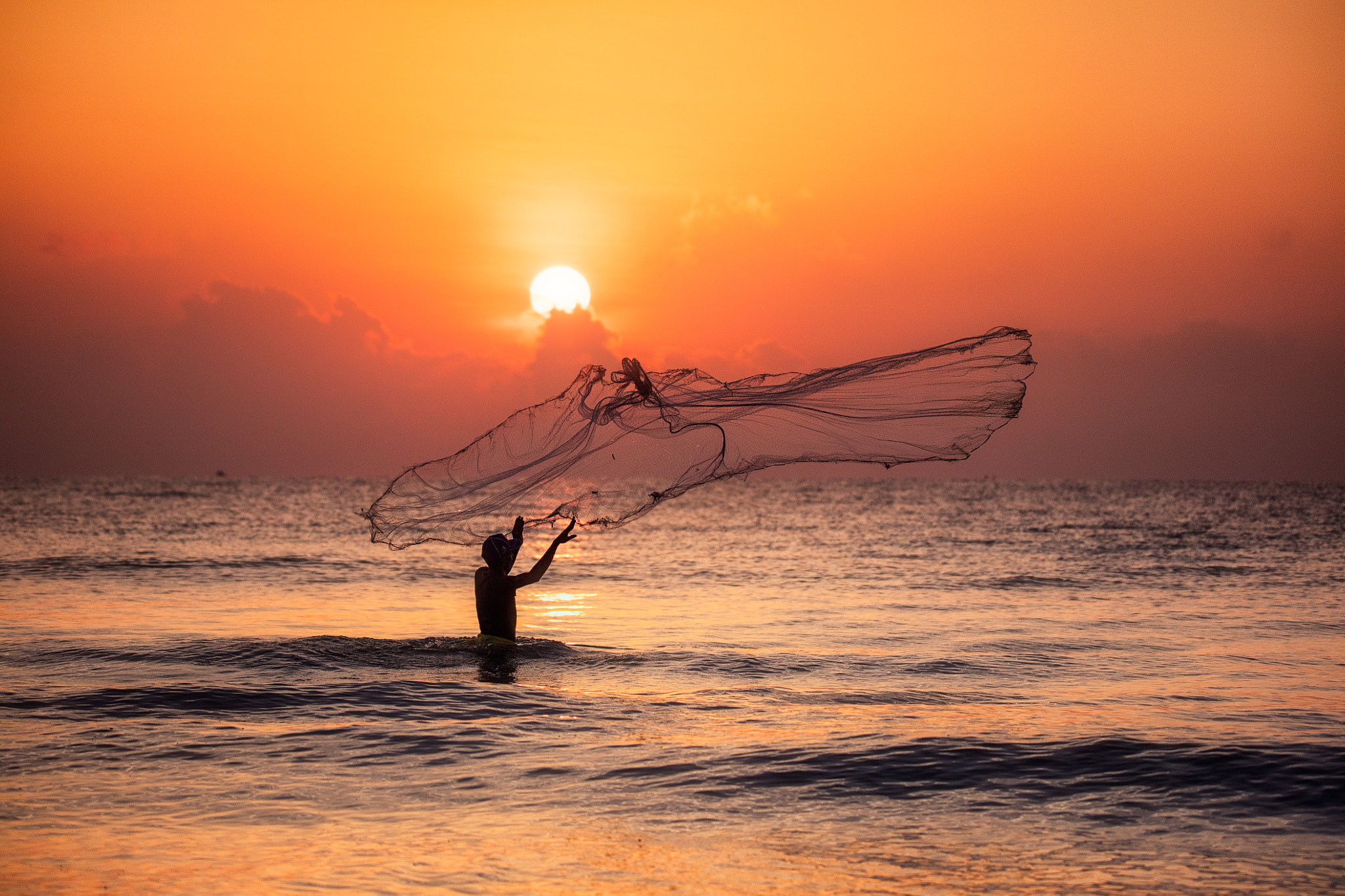 Tamron SP 150-600mm F5-6.3 Di VC USD sample photo. Sri lankan fisherman photography