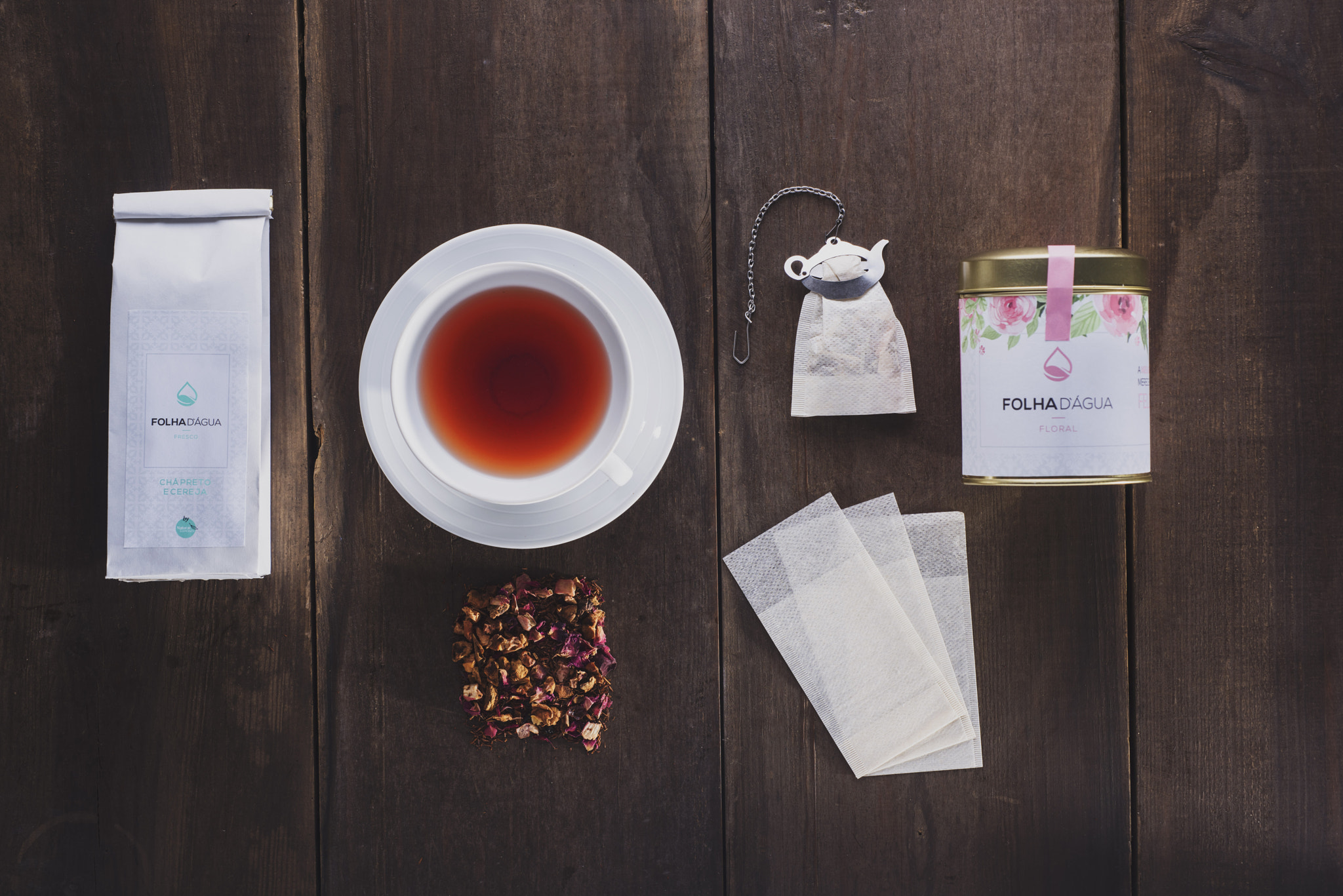 Nikon D810 + Nikon AF Micro-Nikkor 60mm F2.8D sample photo. Tea promo package photography