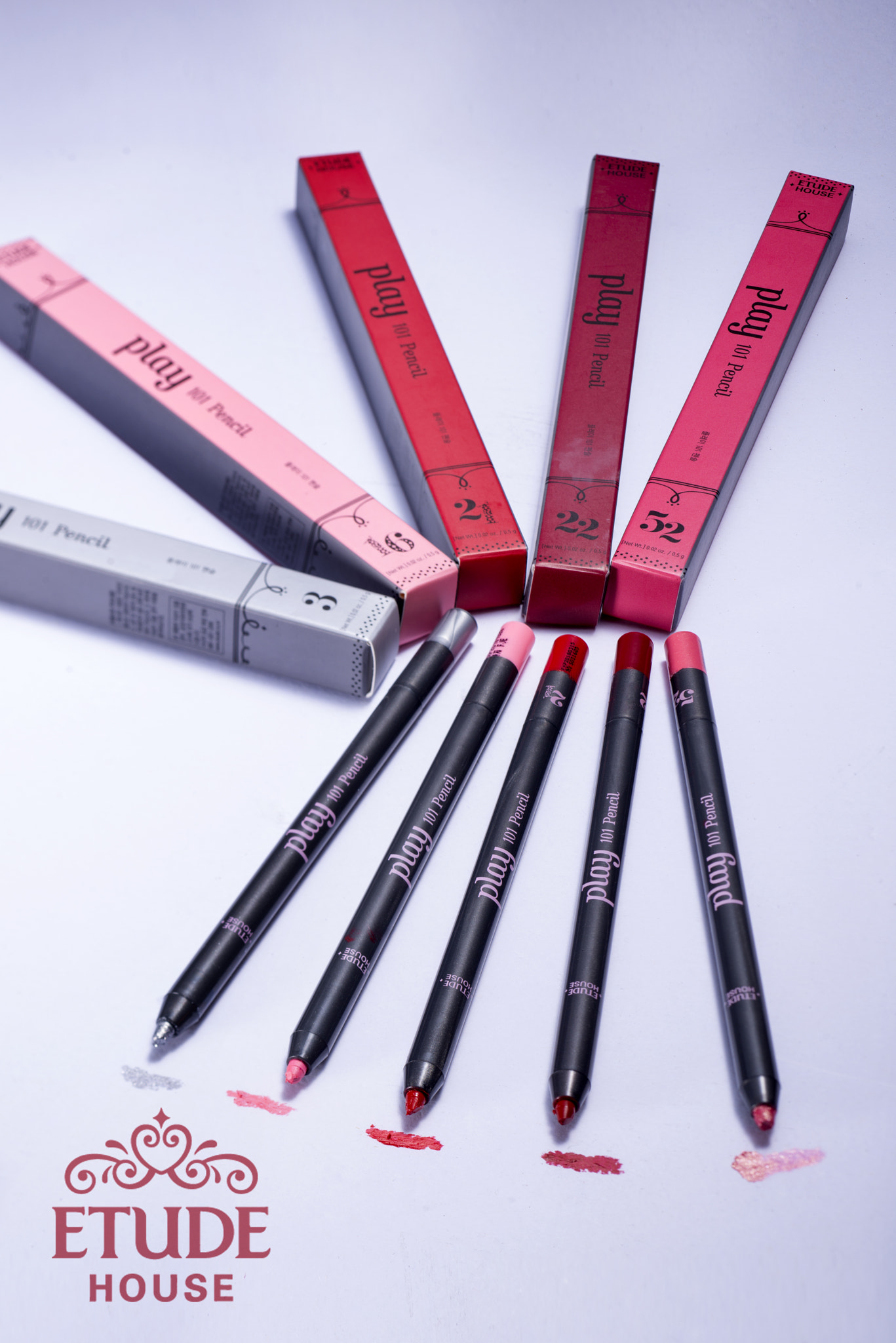 Nikon D800E + PC Micro-Nikkor 85mm f/2.8D sample photo. Etude house play pencil out photography