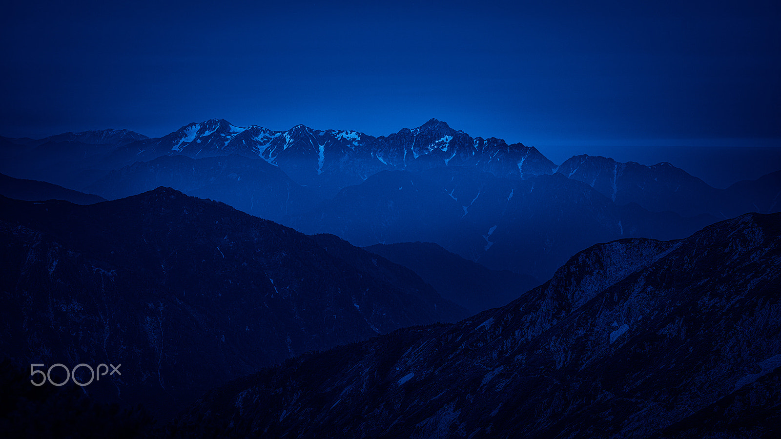 Sony a7R + E 35mm F2 sample photo. Peaks in the moonlight photography