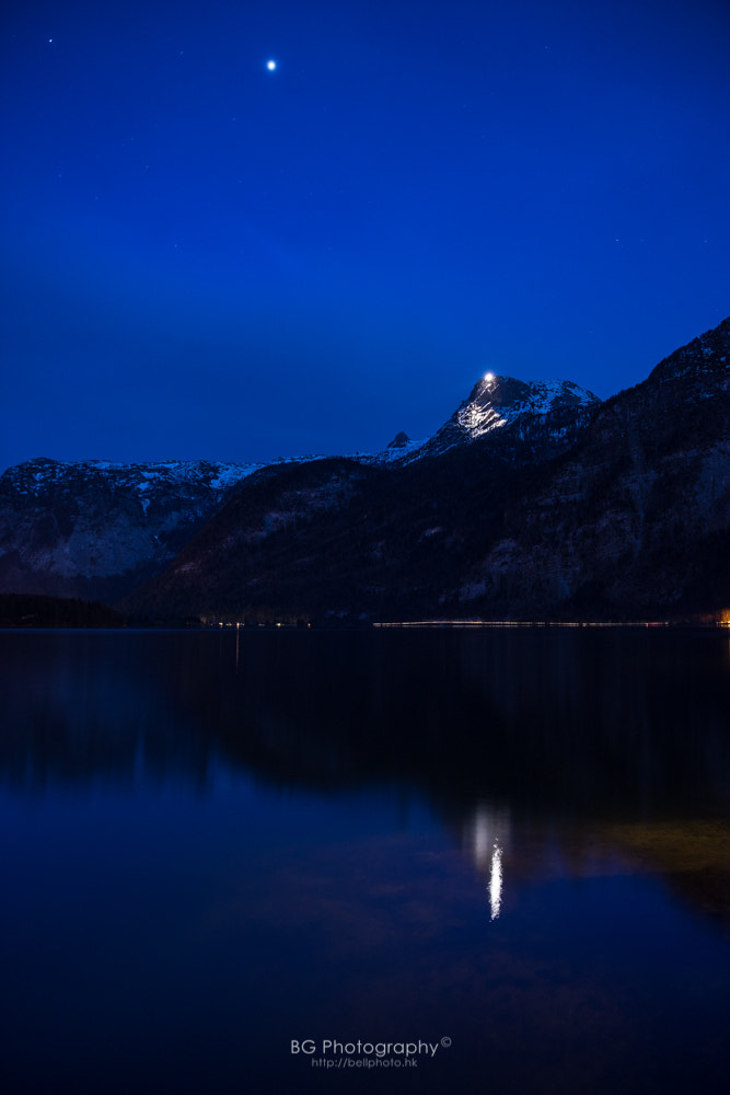 Sony a7 II + Canon EF 85mm F1.2L II USM sample photo. Snow peak. stars. reflections. photography