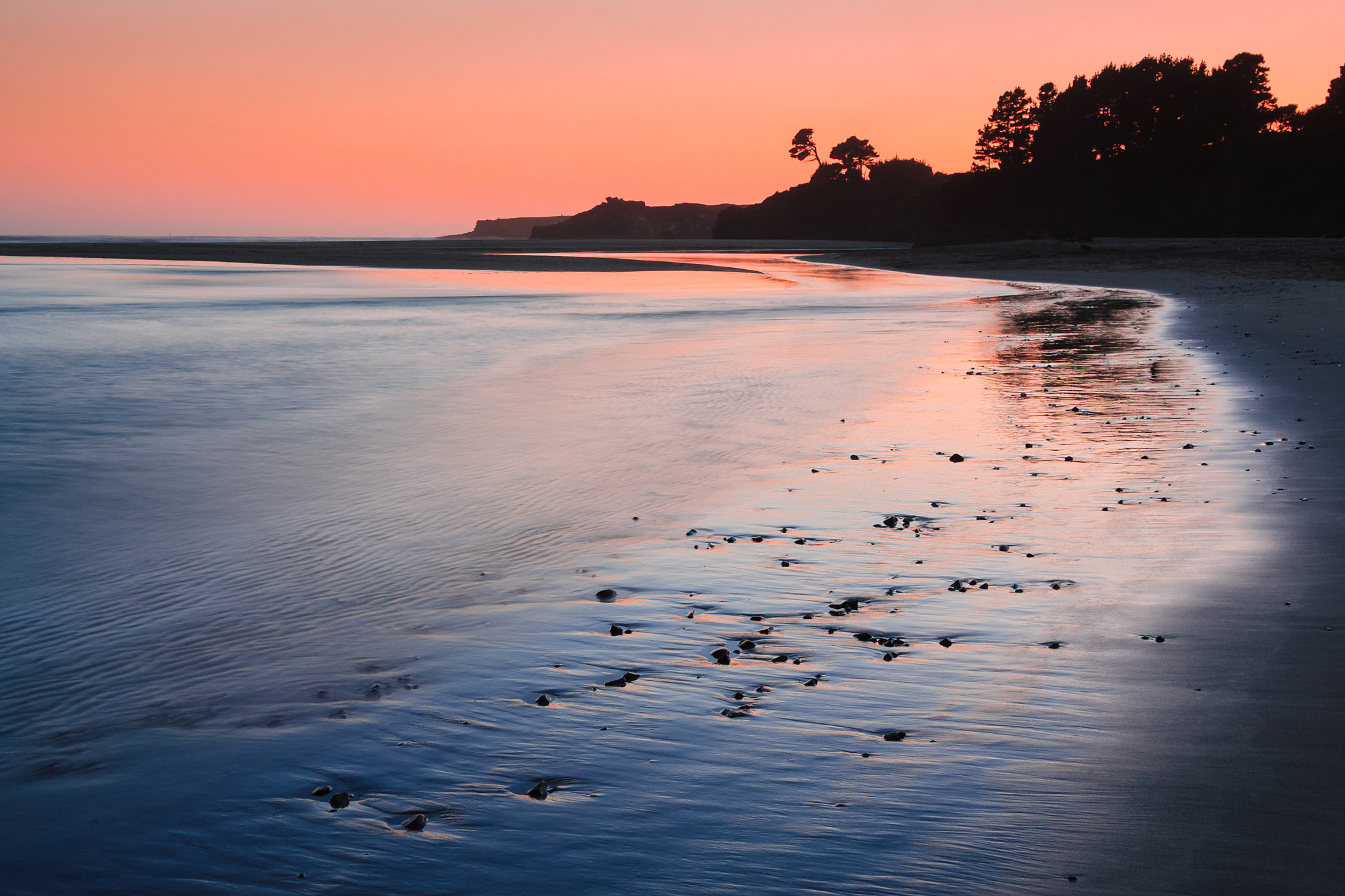 Canon EOS-1D Mark II + Canon EF 24-105mm F4L IS USM sample photo. Sunset mendocino beach photography