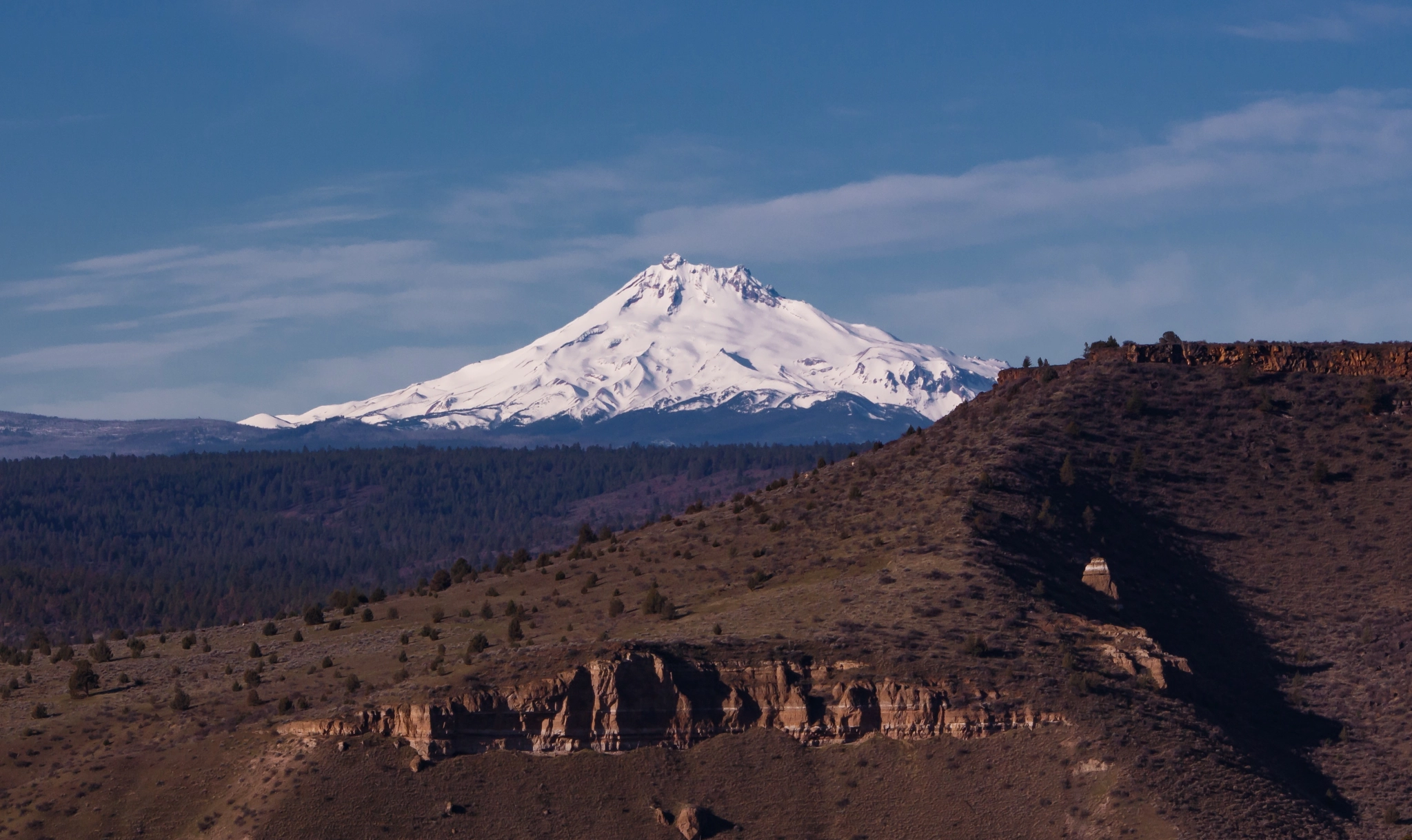 Sigma 70-300mm F4-5.6 APO DG Macro sample photo. Mt. jefferson photography