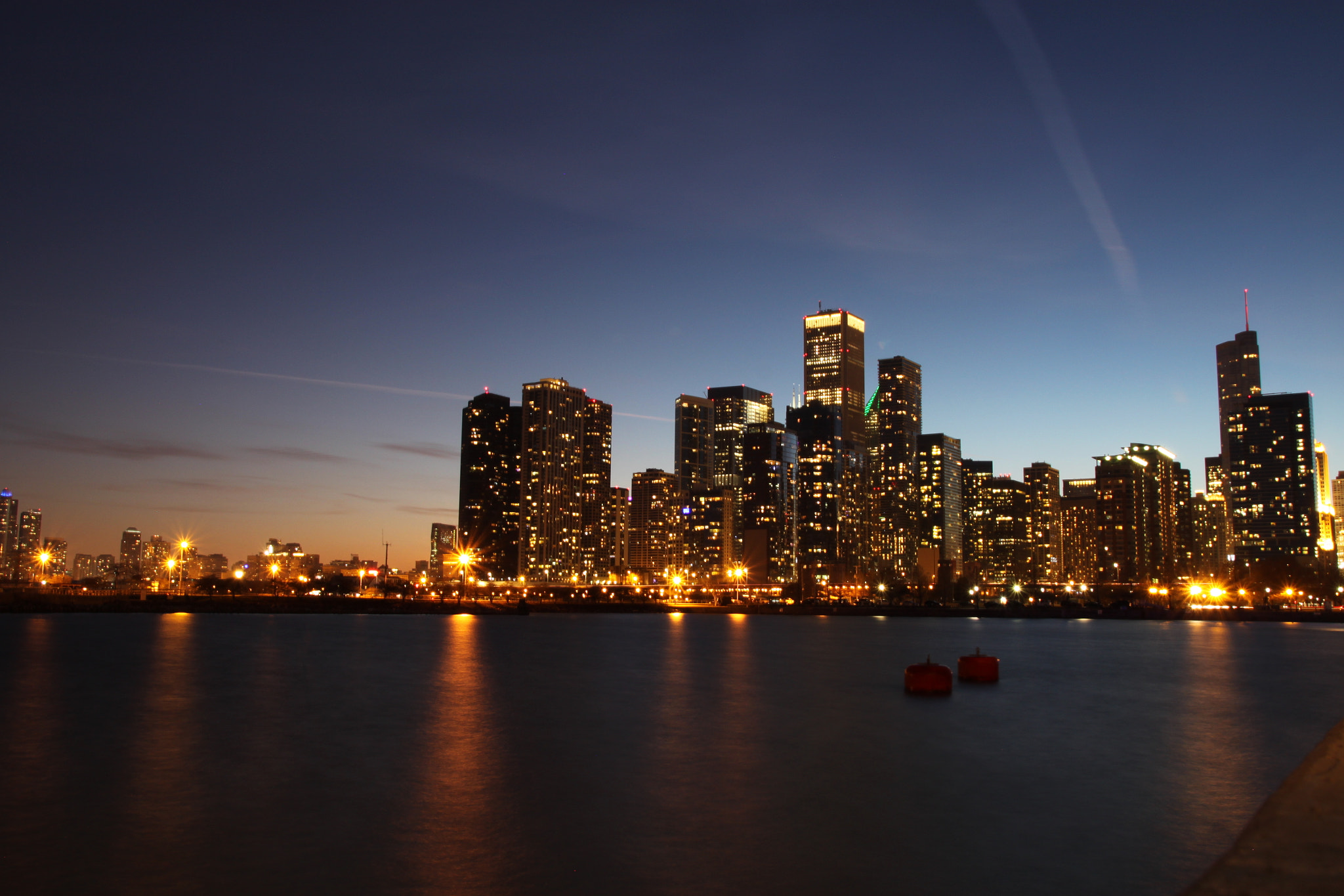 Sigma 18-250mm F3.5-6.3 DC OS HSM sample photo. Chicago sunset photography