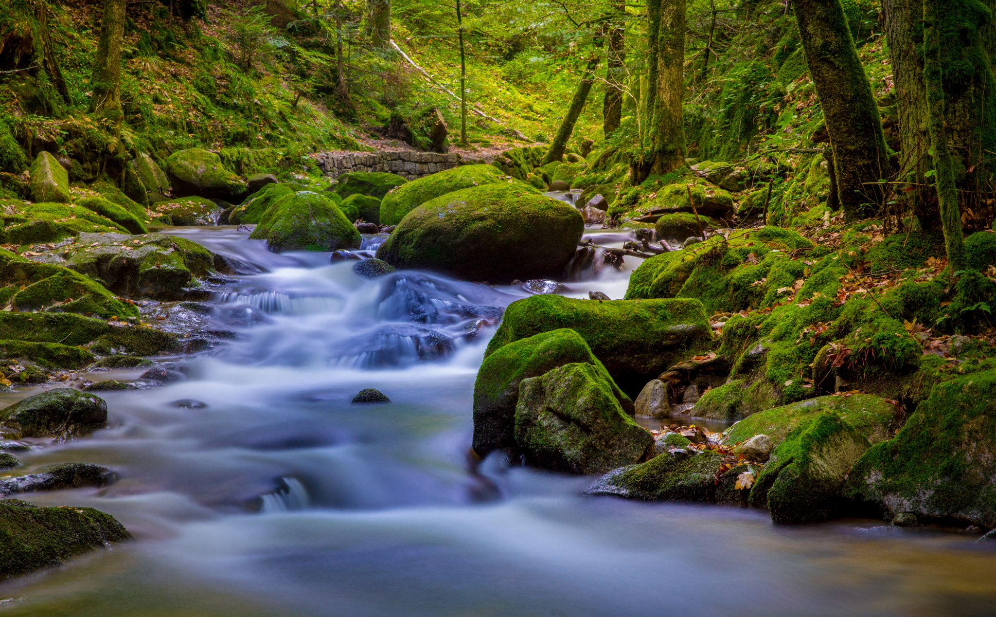 Sony a7R + Minolta AF 28-85mm F3.5-4.5 New sample photo. Flowing brook photography