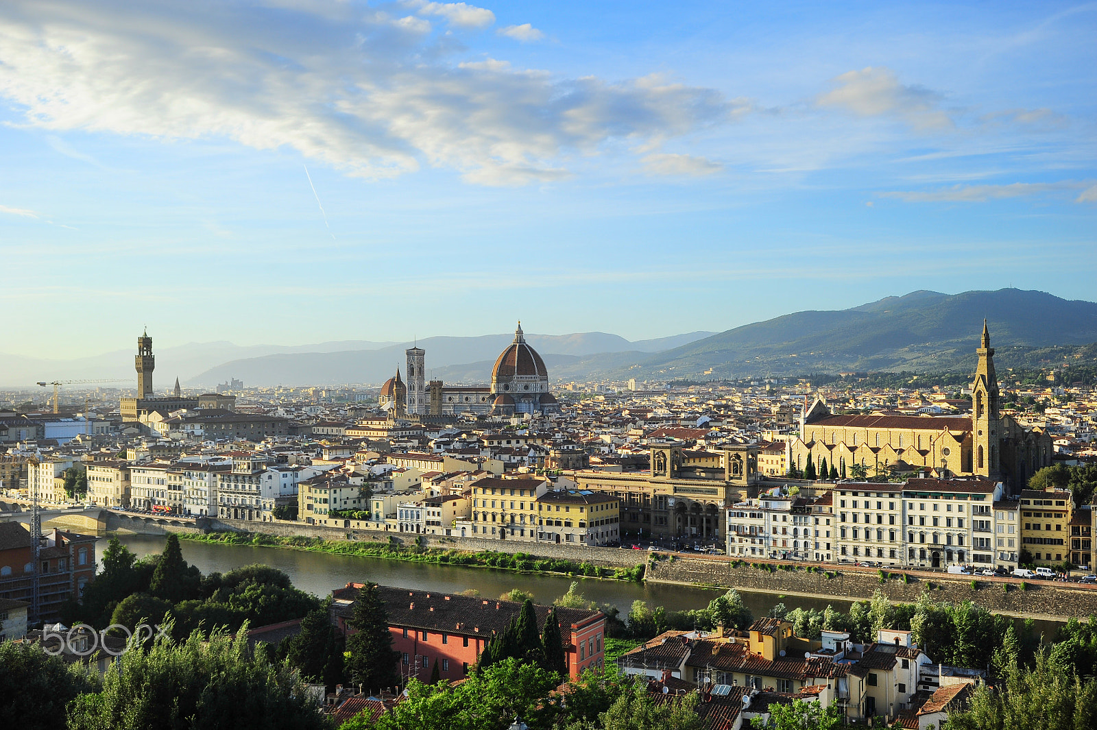 AF Zoom-Nikkor 28-80mm f/3.3-5.6G sample photo. Florenc cityscape photography