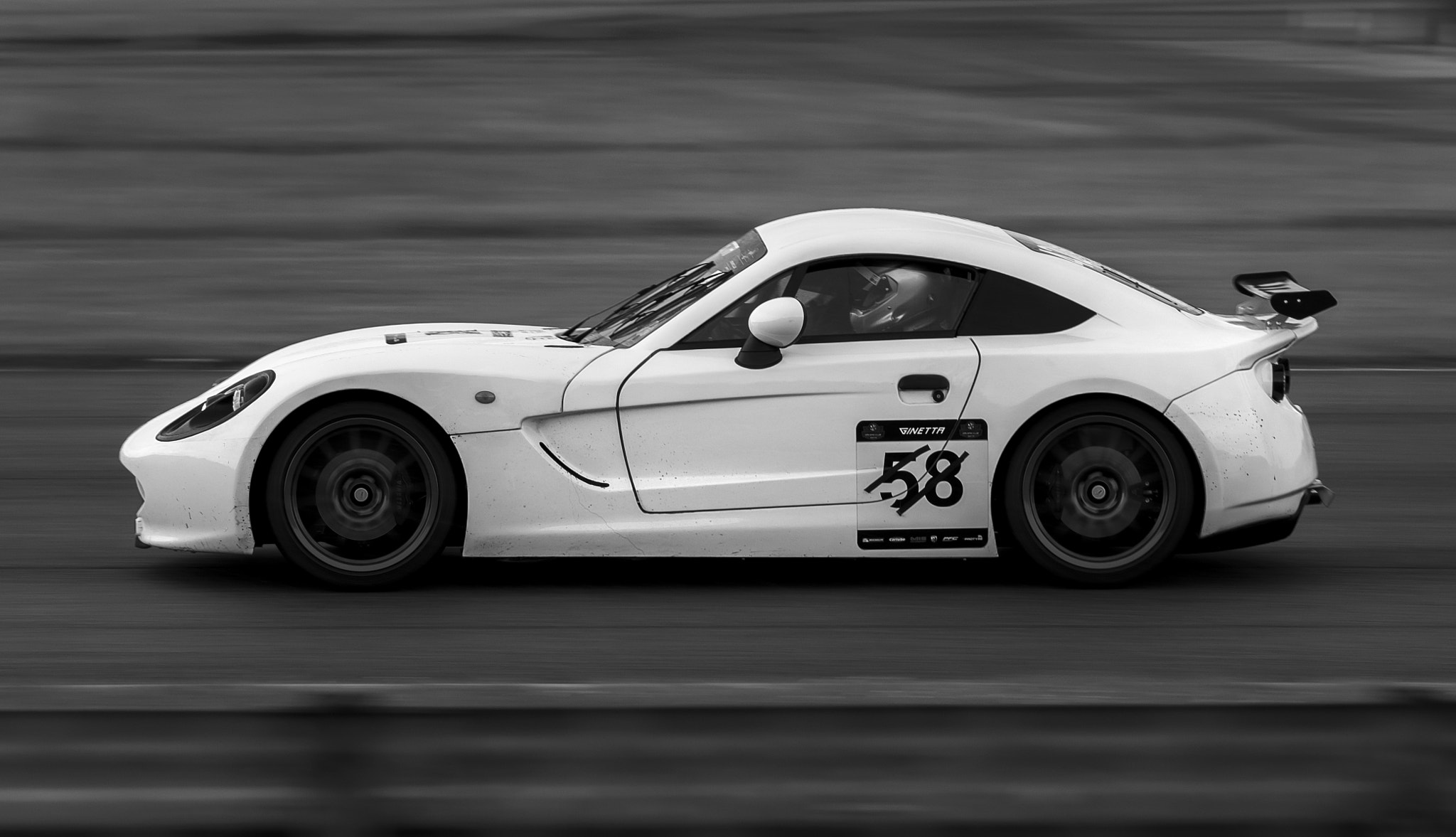 Nikon D300S sample photo. Ginetta at thruxton photography