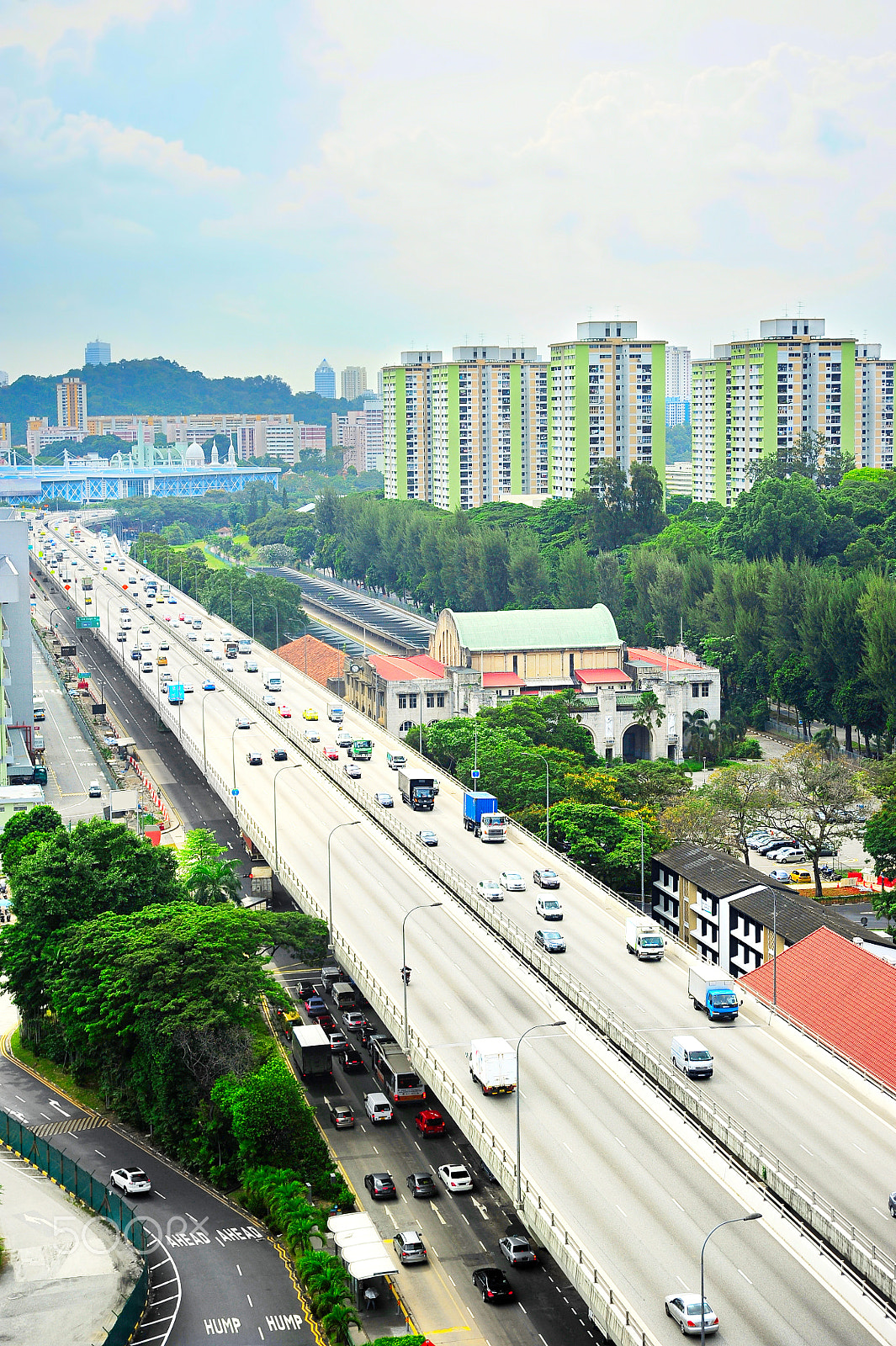 AF Zoom-Nikkor 28-80mm f/3.3-5.6G sample photo. Singapore  roads photography