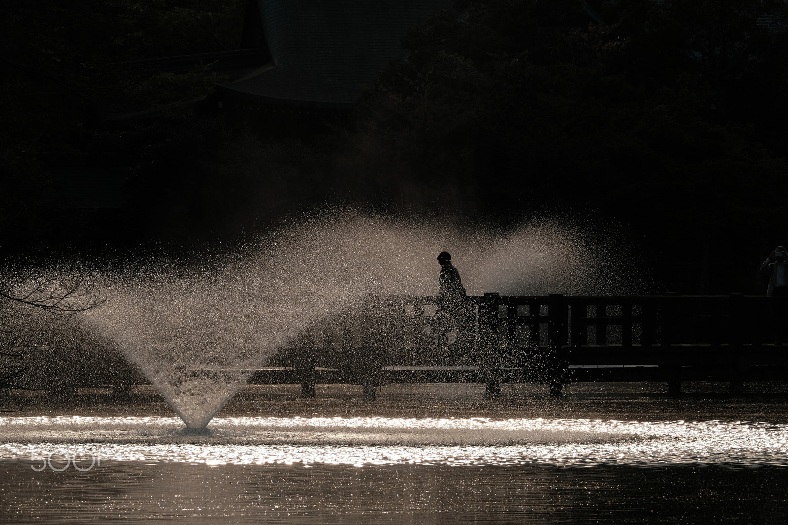 Fujifilm X-Pro2 + XF100-400mmF4.5-5.6 R LM OIS WR + 1.4x sample photo. Between the fountain photography
