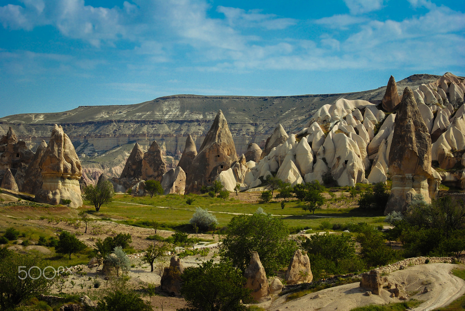 Nikon D3000 + Sigma 70-300mm F4-5.6 DG OS sample photo. Fairy chimneys in turkey photography