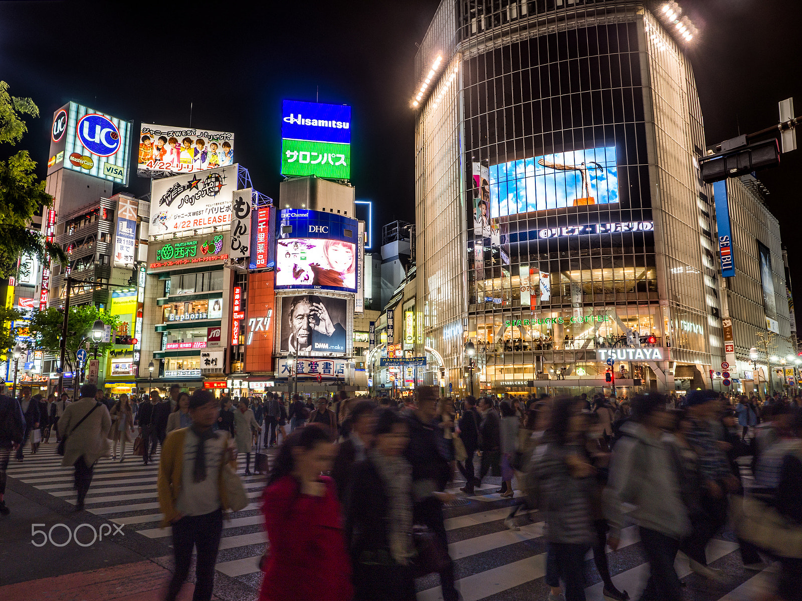 Olympus OM-D E-M10 + OLYMPUS M.12-50mm F3.5-6.3 sample photo. Shibuya crossing (move version) photography