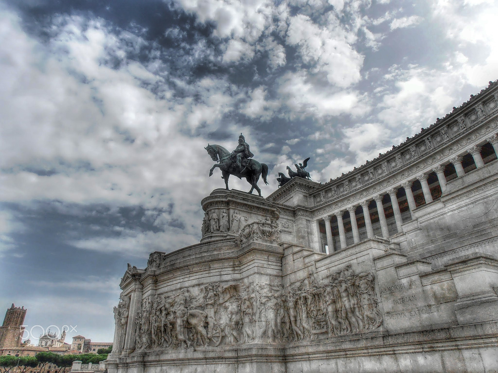 Olympus VR325,VR320,D725 sample photo. Rome - monument to vittorio emanuele ii photography