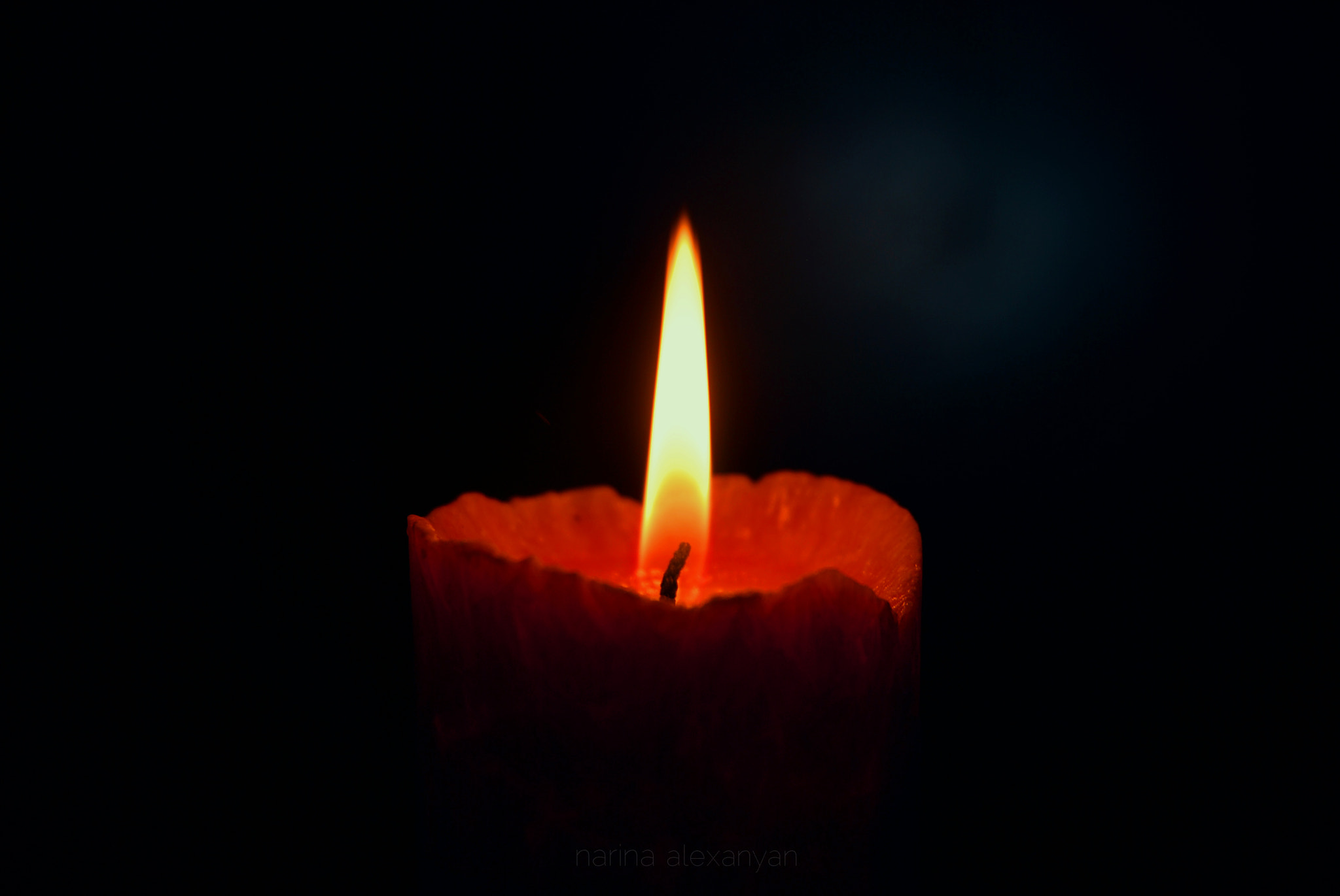 Nikon D60 sample photo. Candle photography