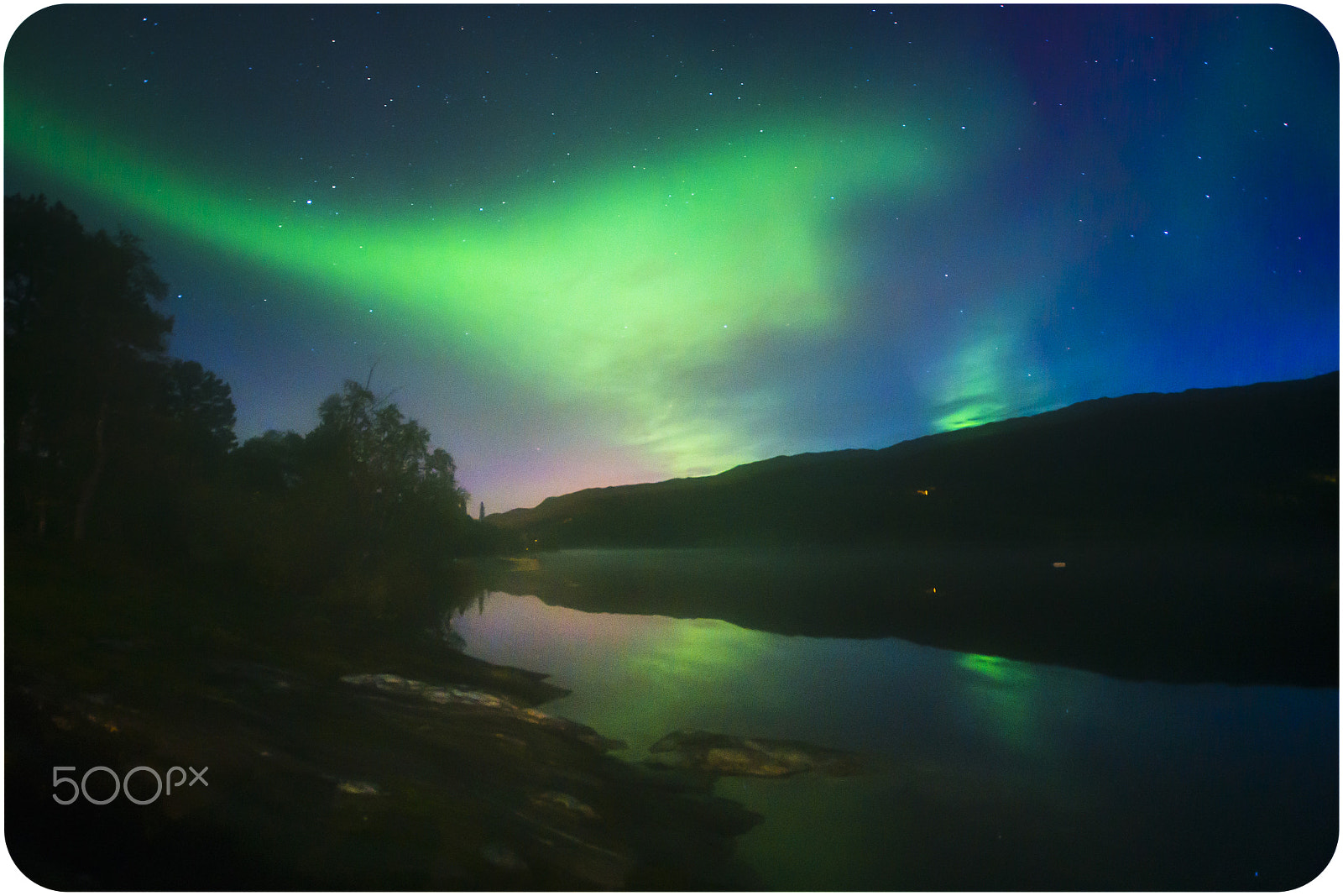 Sigma 10-20mm F4-5.6 EX DC HSM sample photo. Nordlys i tåkedis www-ritasbilder.no photography