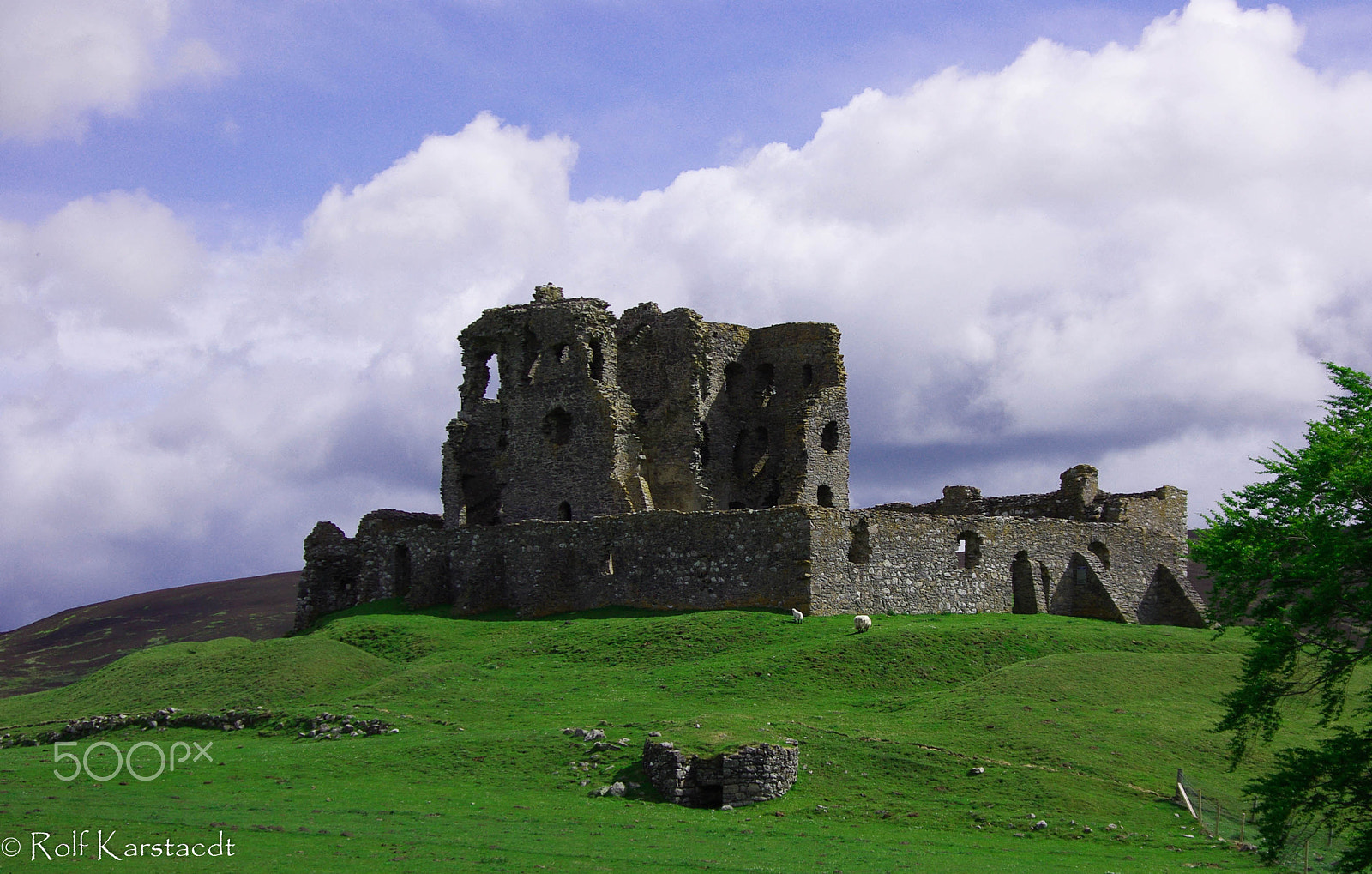 Pentax K-m (K2000) + Pentax smc DA 50-200mm F4-5.6 ED sample photo. R karstaedt auchidoun castle series i photography