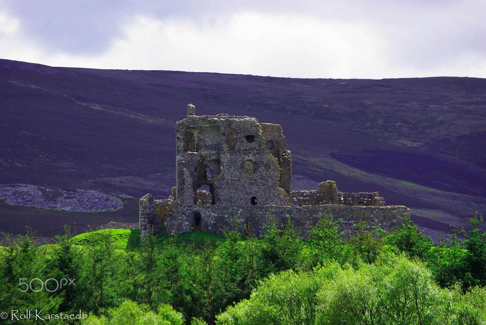 Pentax K-m (K2000) + Pentax smc DA 50-200mm F4-5.6 ED sample photo. R karstaedt auchidoun castle series i photography