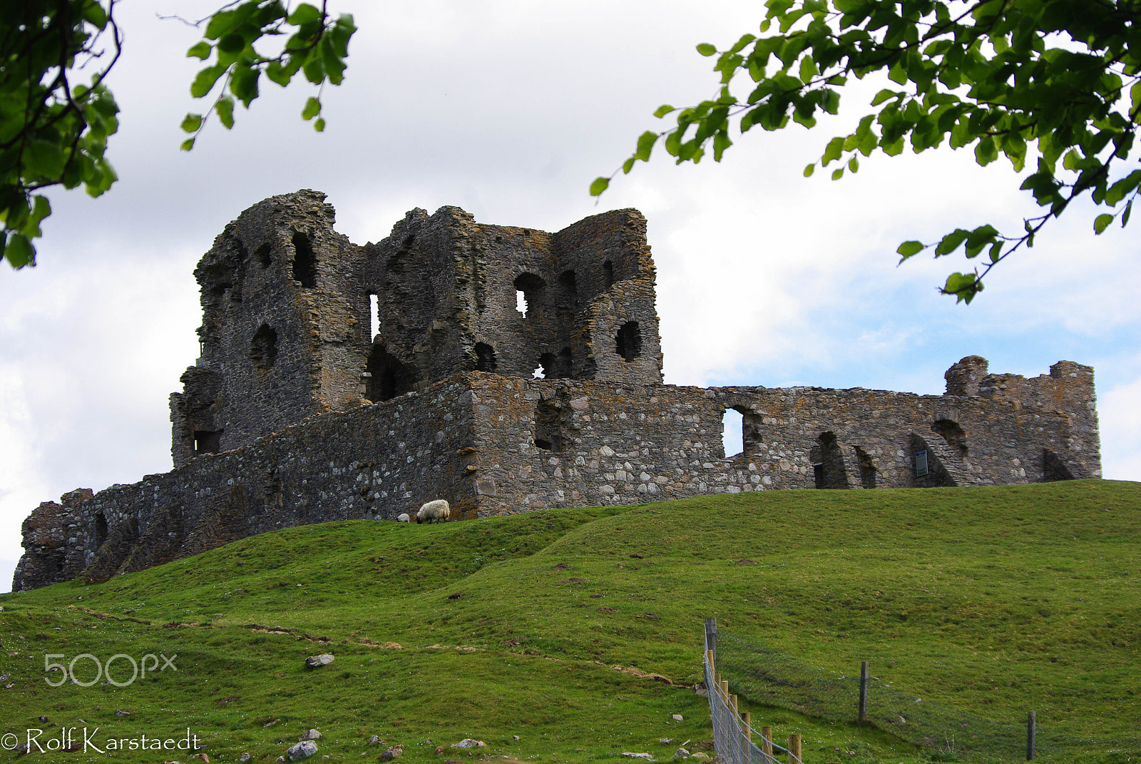 Pentax K-m (K2000) + Pentax smc DA 50-200mm F4-5.6 ED sample photo. R karstaedt auchidoun castle series i photography