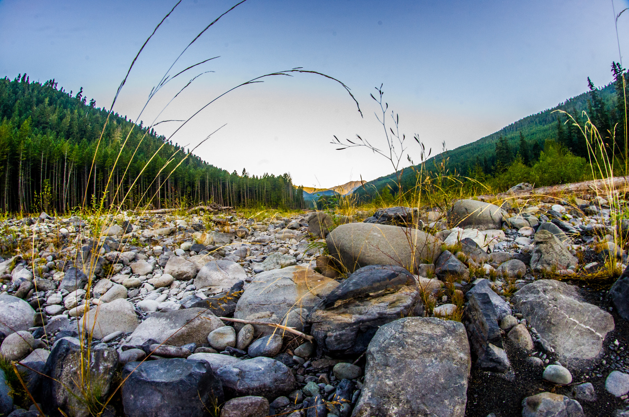 Pentax K-x + A Series Lens sample photo. River bed photography