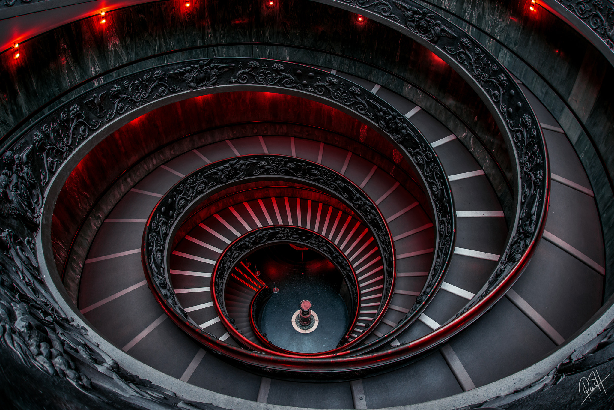 Nikon D800 + Sigma 15mm F2.8 EX DG Diagonal Fisheye sample photo. Bloody stairs.*vantican photography
