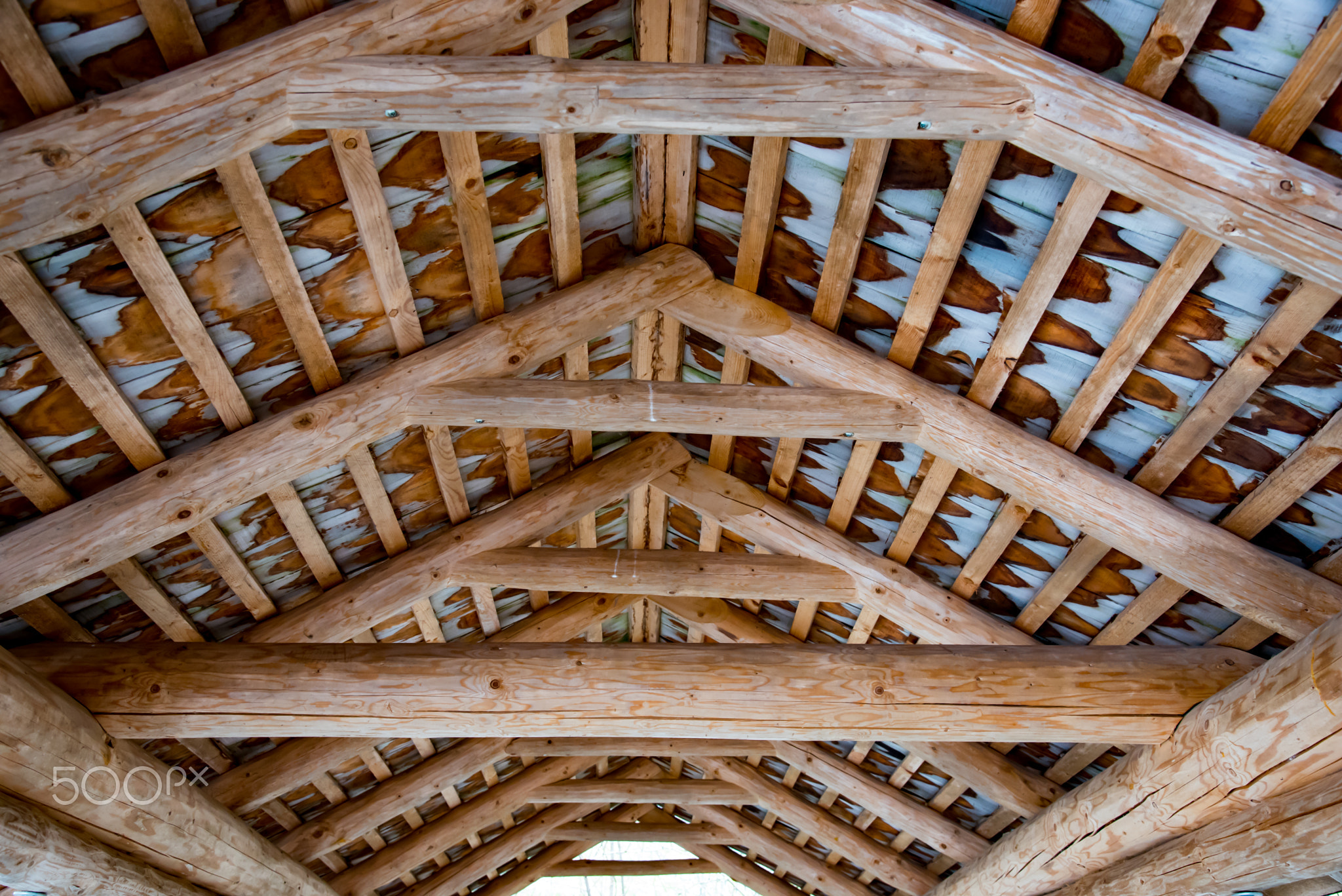 Amazing Roofing wooden construction in Germany