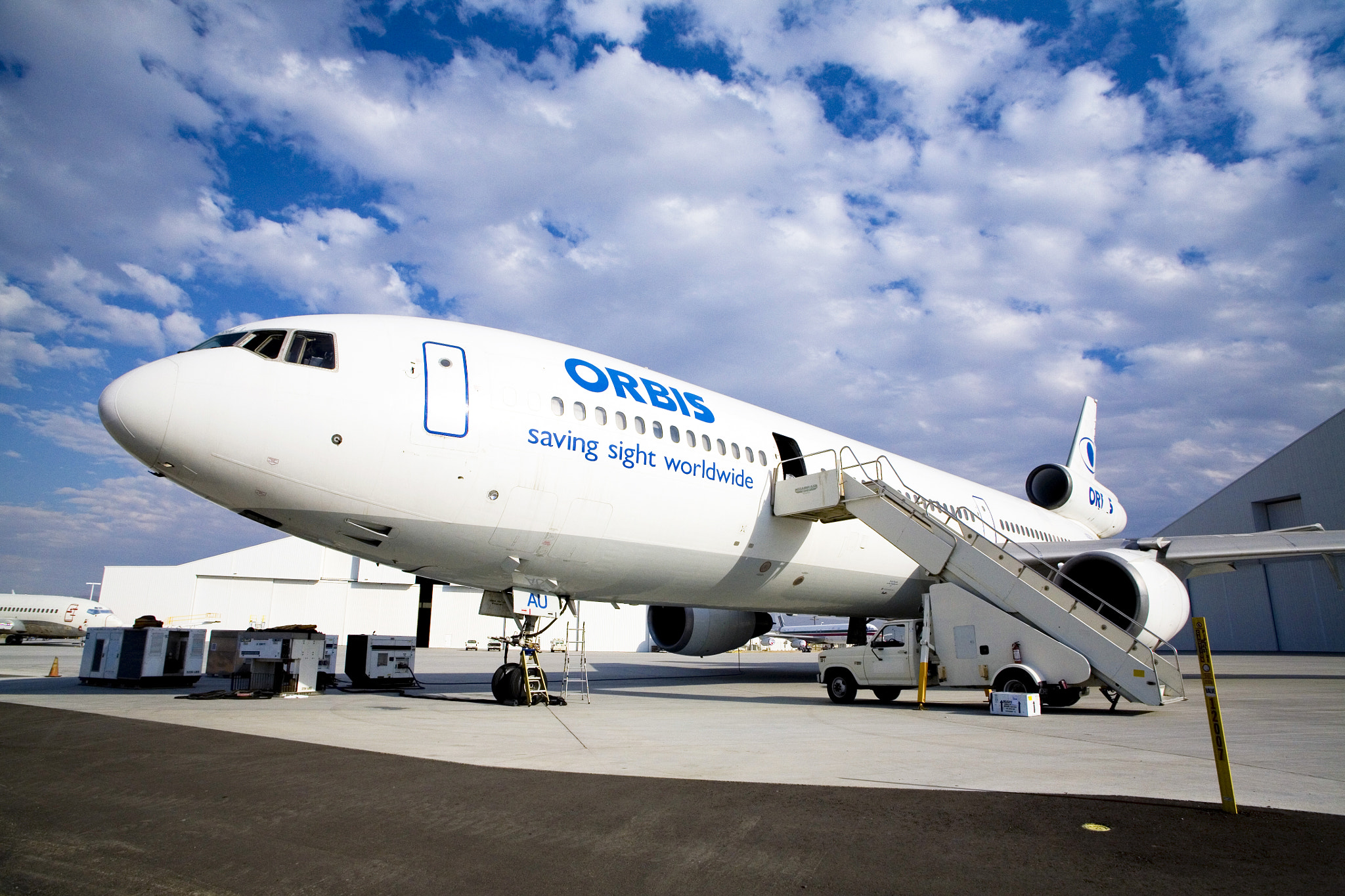 Canon EOS 5D + Canon EF 20-35mm F3.5-4.5 USM sample photo. Orbis flying eye hospital md-10 photography